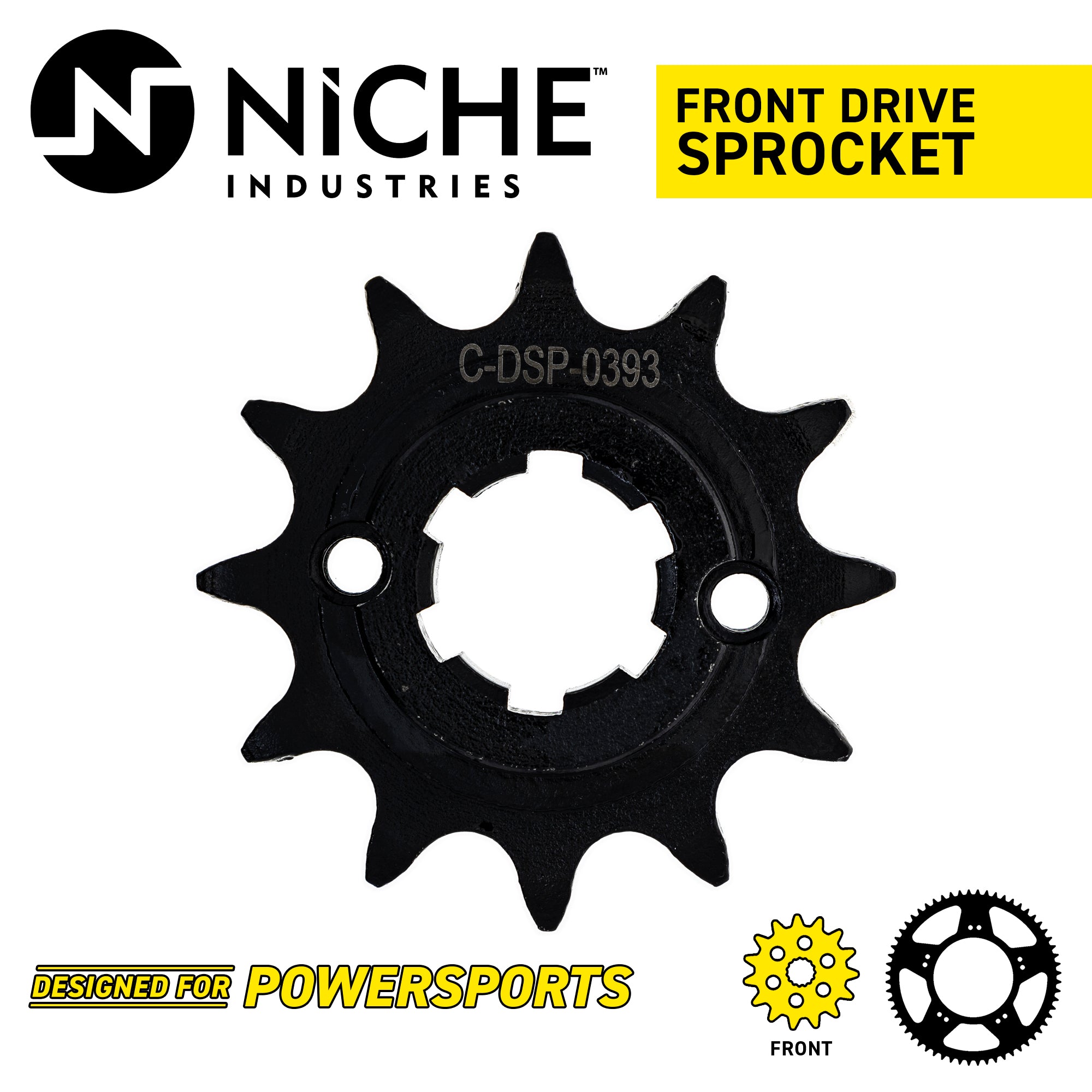 NICHE 519-CDS2515P Front Sprocket for RZR