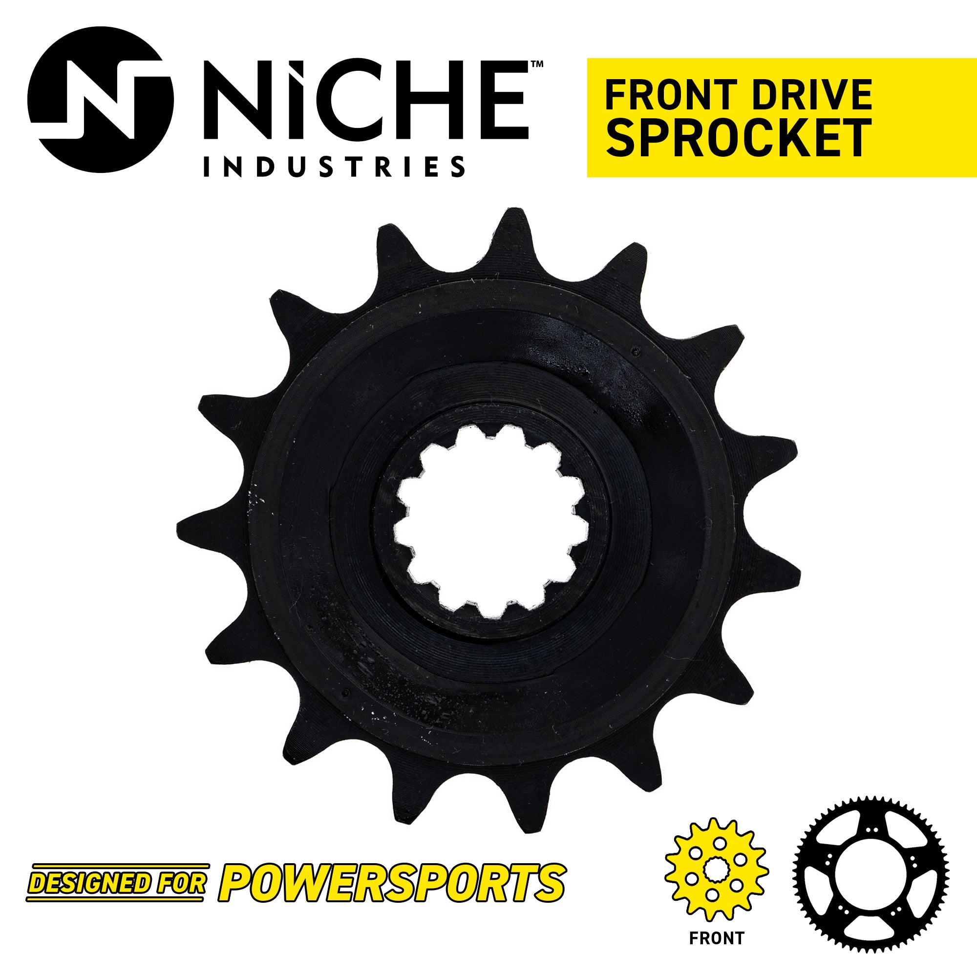 NICHE 519-CDS2518P Front Sprocket for KLX650 KLR650