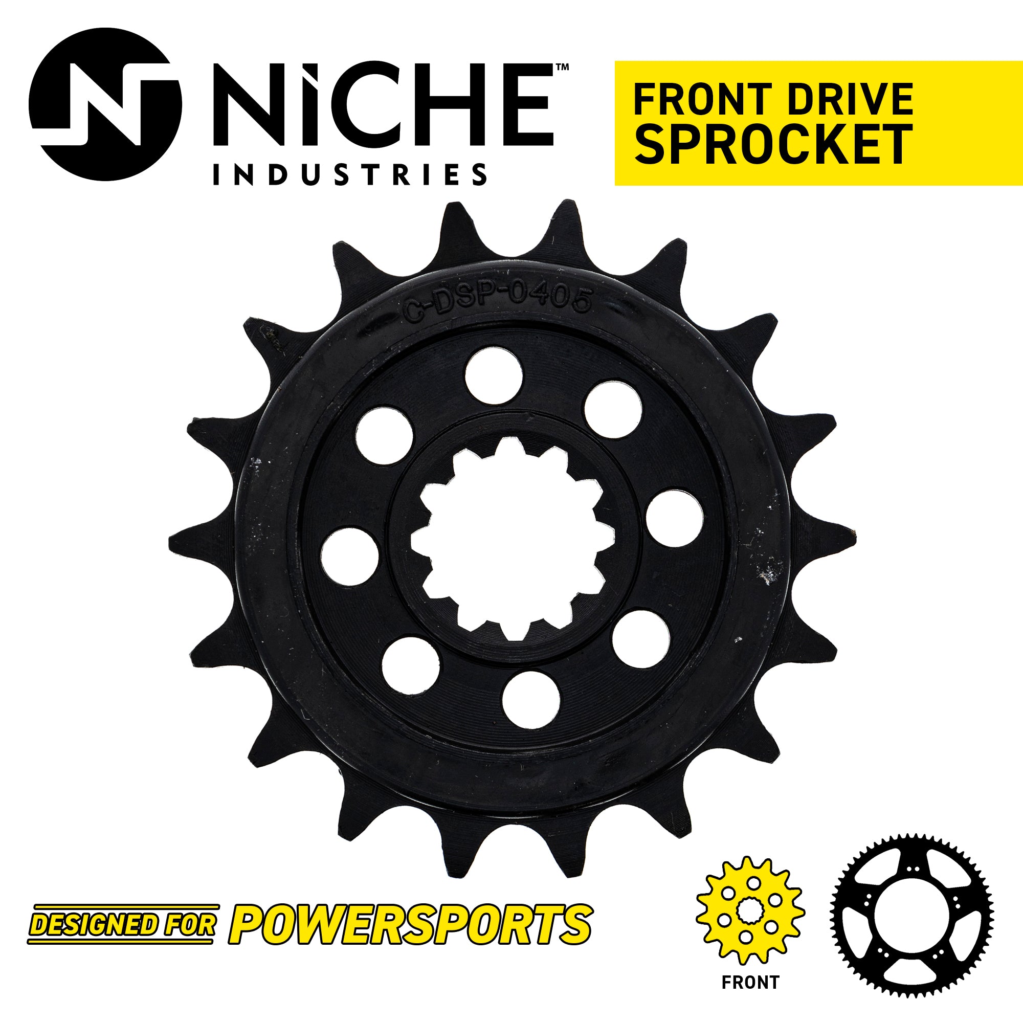 NICHE 519-CDS2627P Front Sprocket for Z Ninja
