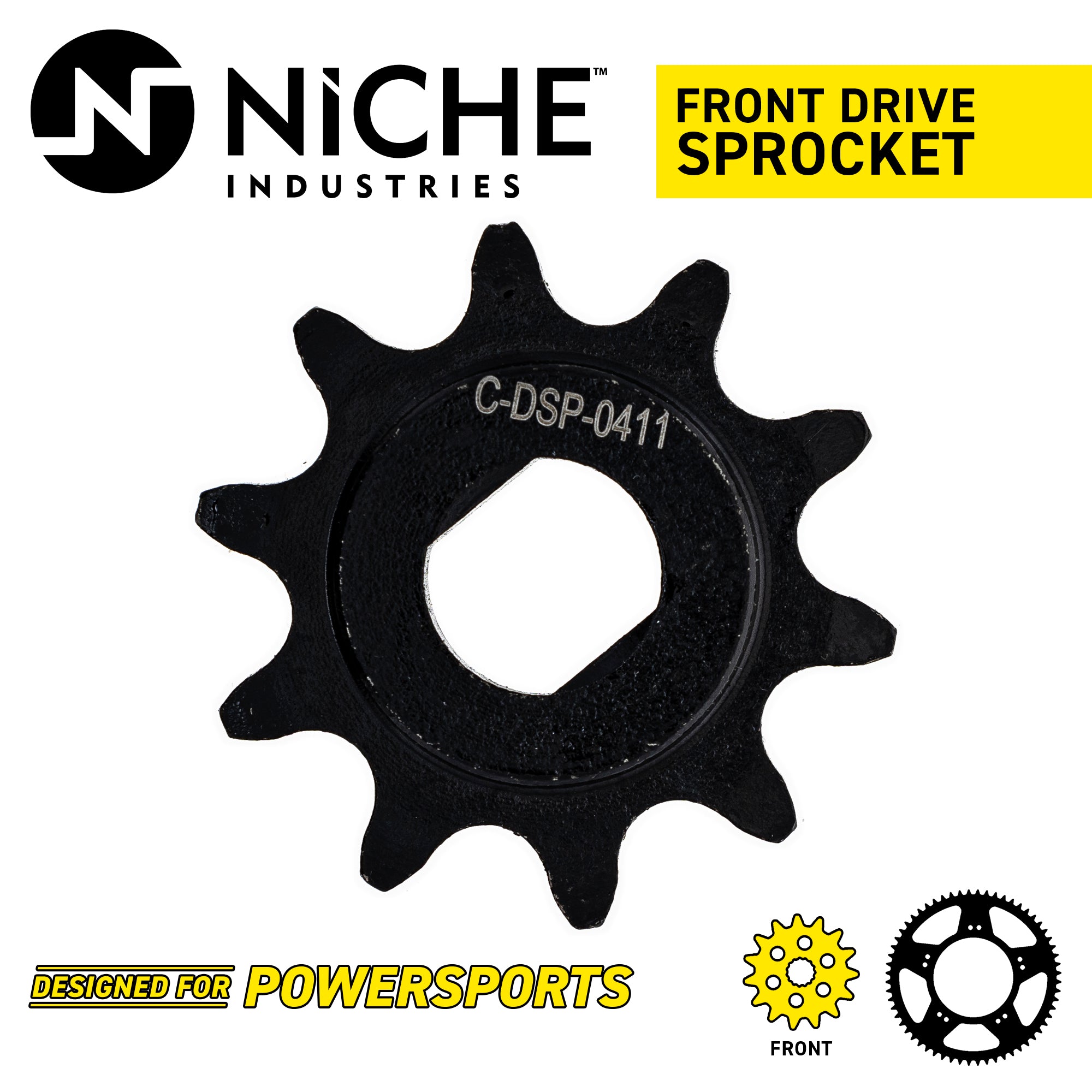 NICHE 519-CDS2633P Front Sprocket for TC50 50