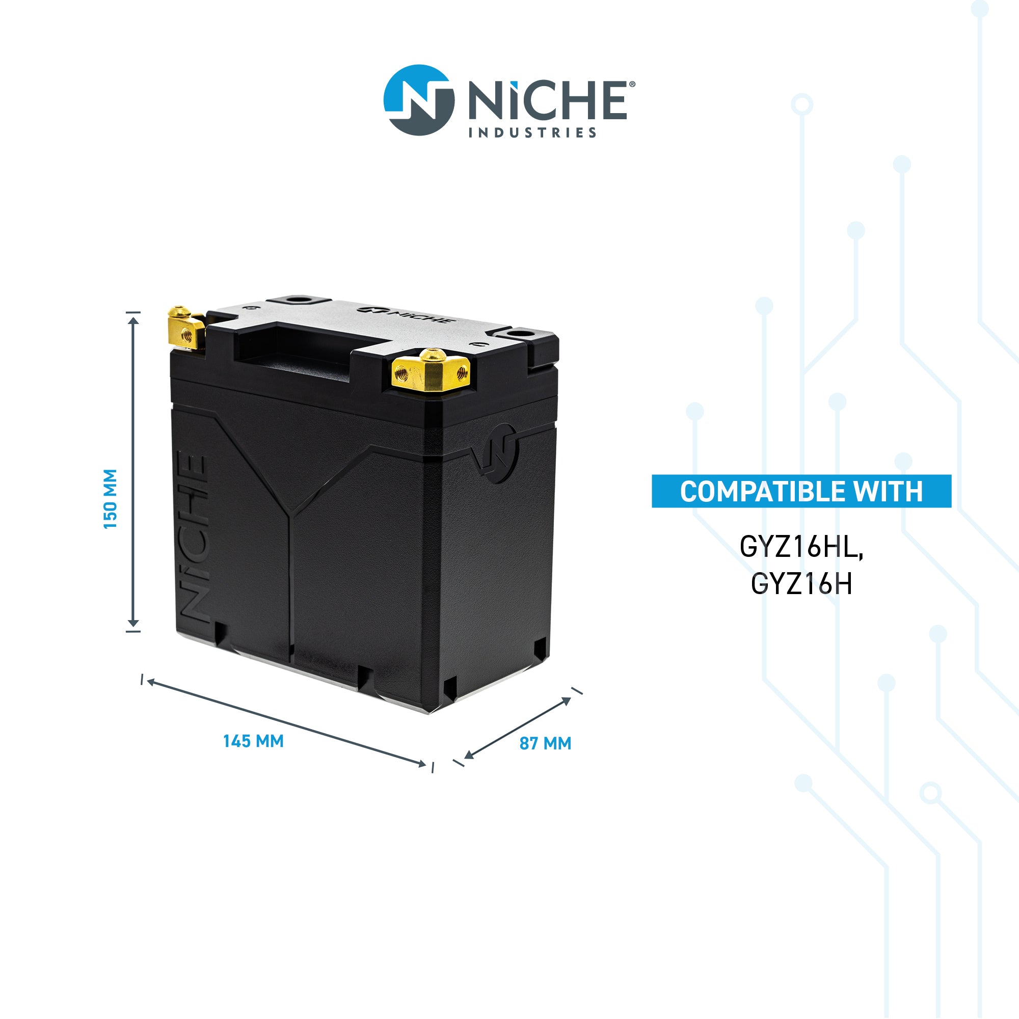 NICHE Lithium Battery 31500-HM5-630 31500-HC5-970