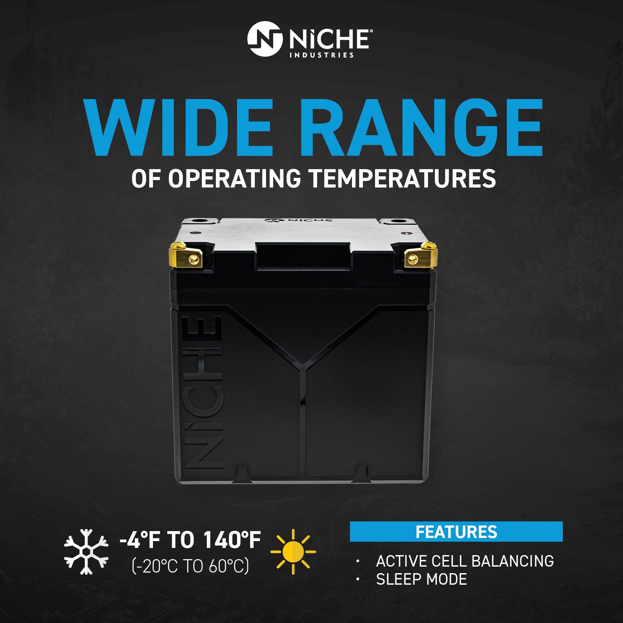 Lithium Battery with Charger For Can-Am Ski-Doo Polaris