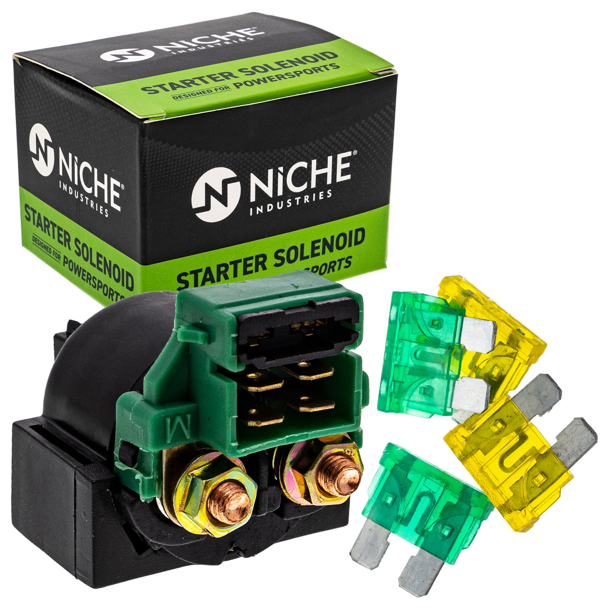 NICHE Starter Solenoid Relay For Suzuki Boulevard VZR1800, Katana, Bandit – 12V, Replaces 31800-38G10