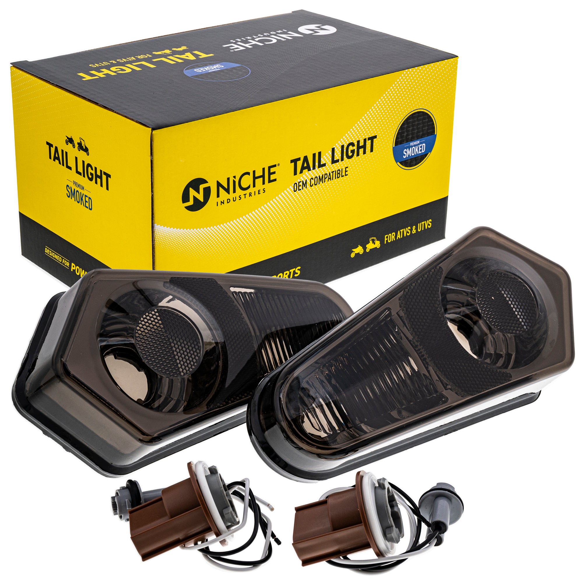 Smoked Rear Brake Tail Light Assembly for Polaris Sportsman NICHE 519-CTL2221I