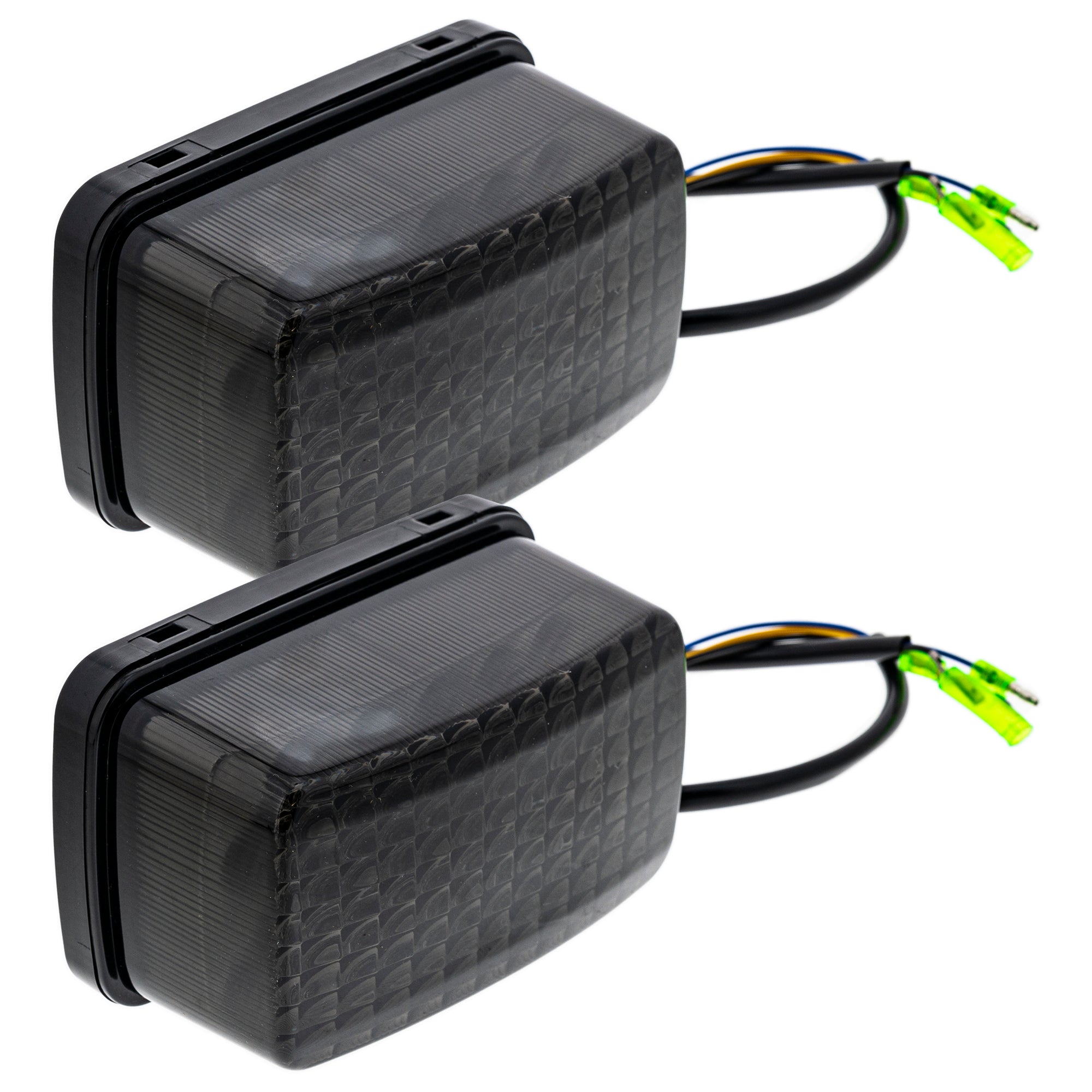 Smoked Rear Brake Tail Light Set 2-Pack for zOTHER Wolverine Viking Rhino Kodiak NICHE 519-CTL2233I