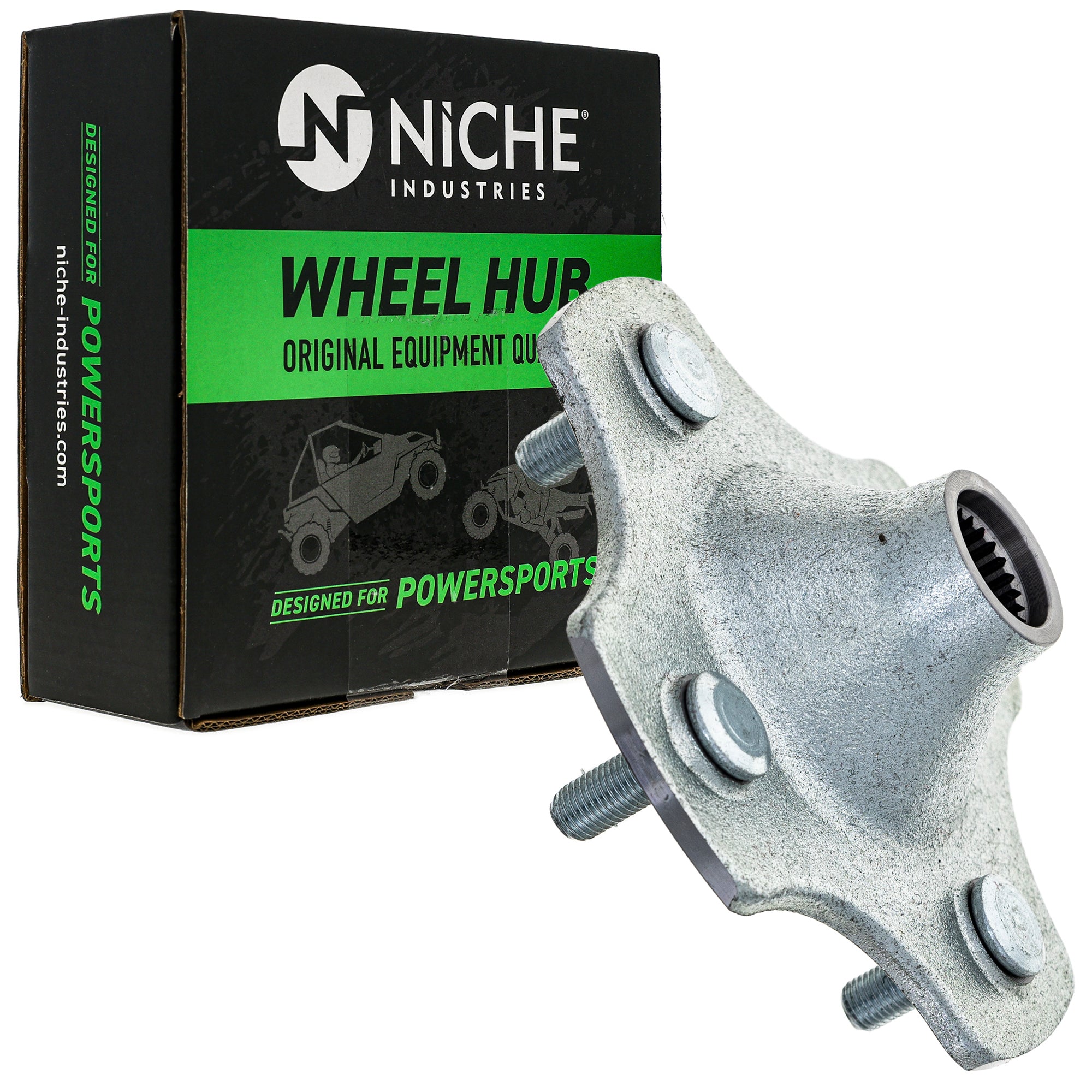 NICHE 519-CWH2225B Wheel Hub Set 2-Pack for zOTHER Recon FourTrax