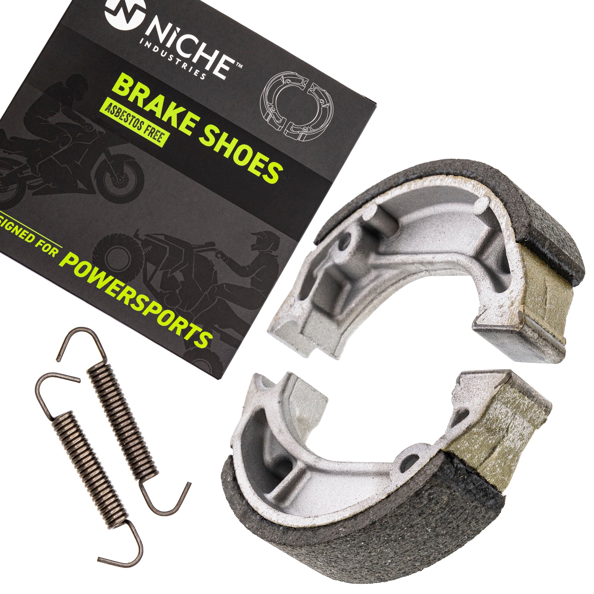 Front Rear Brake Shoe for Honda XR80R XR100R Elite 06430-GN1-731 NICHE 519-KBR2221S