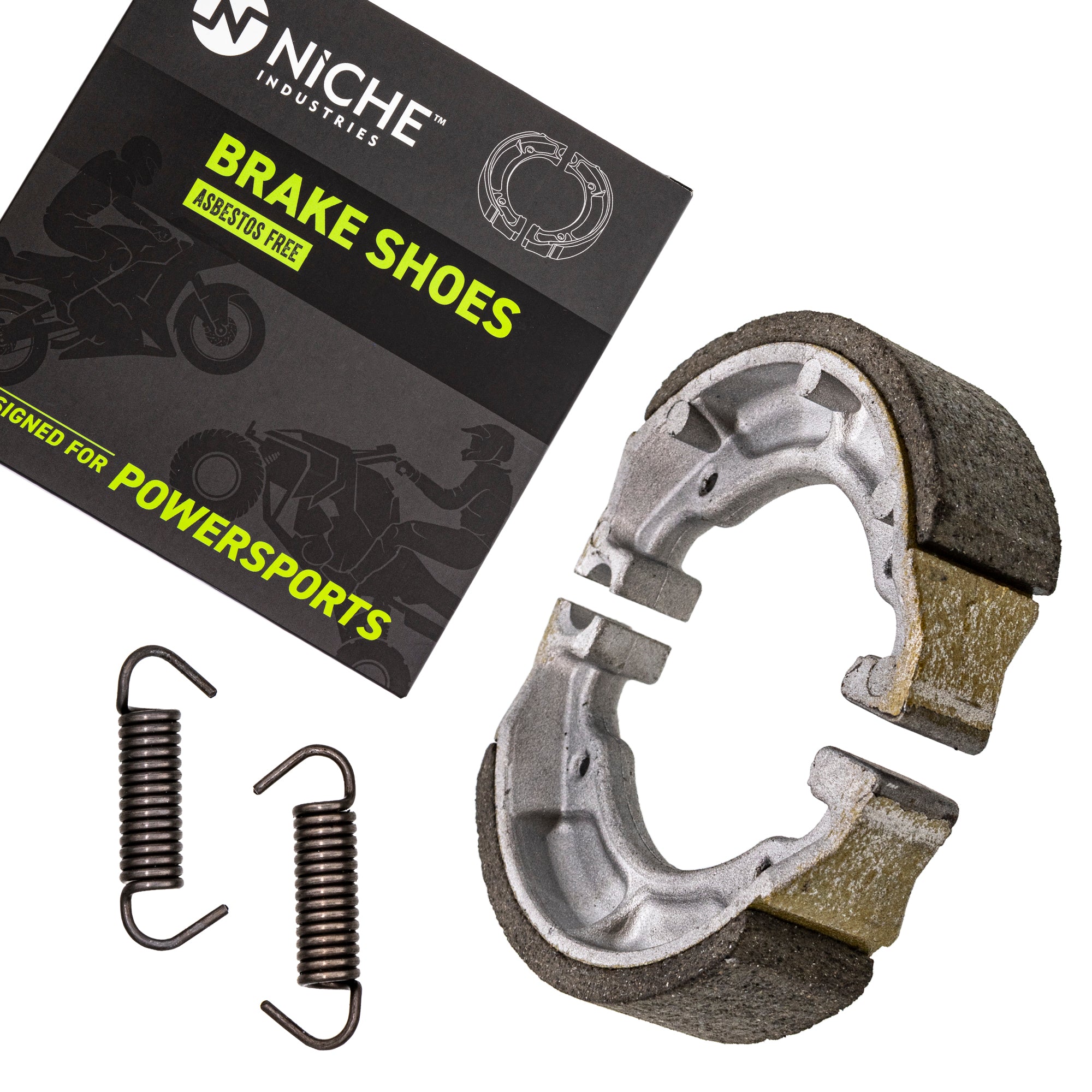 Front Rear Brake Shoe for zOTHER Suzuki Quadrunner ALT50 64400-04811 NICHE 519-KBR2230S