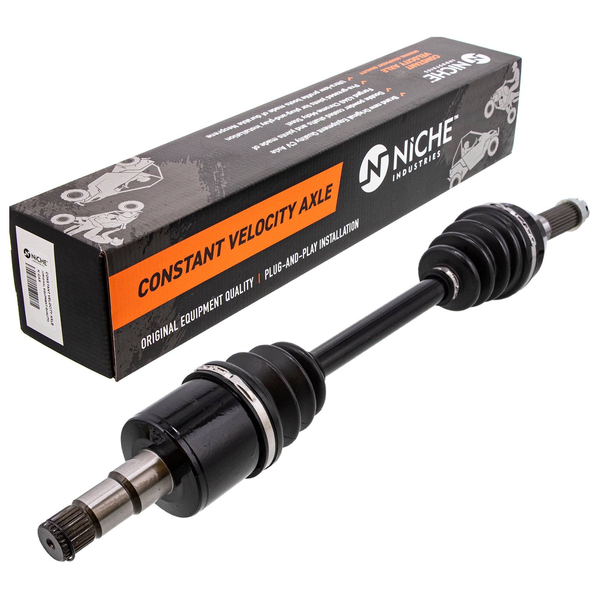 Rear Right Drive Shaft CV Axle Assembly for Polaris Ranger 1332284 1332285 NICHE 519-KCA2230X