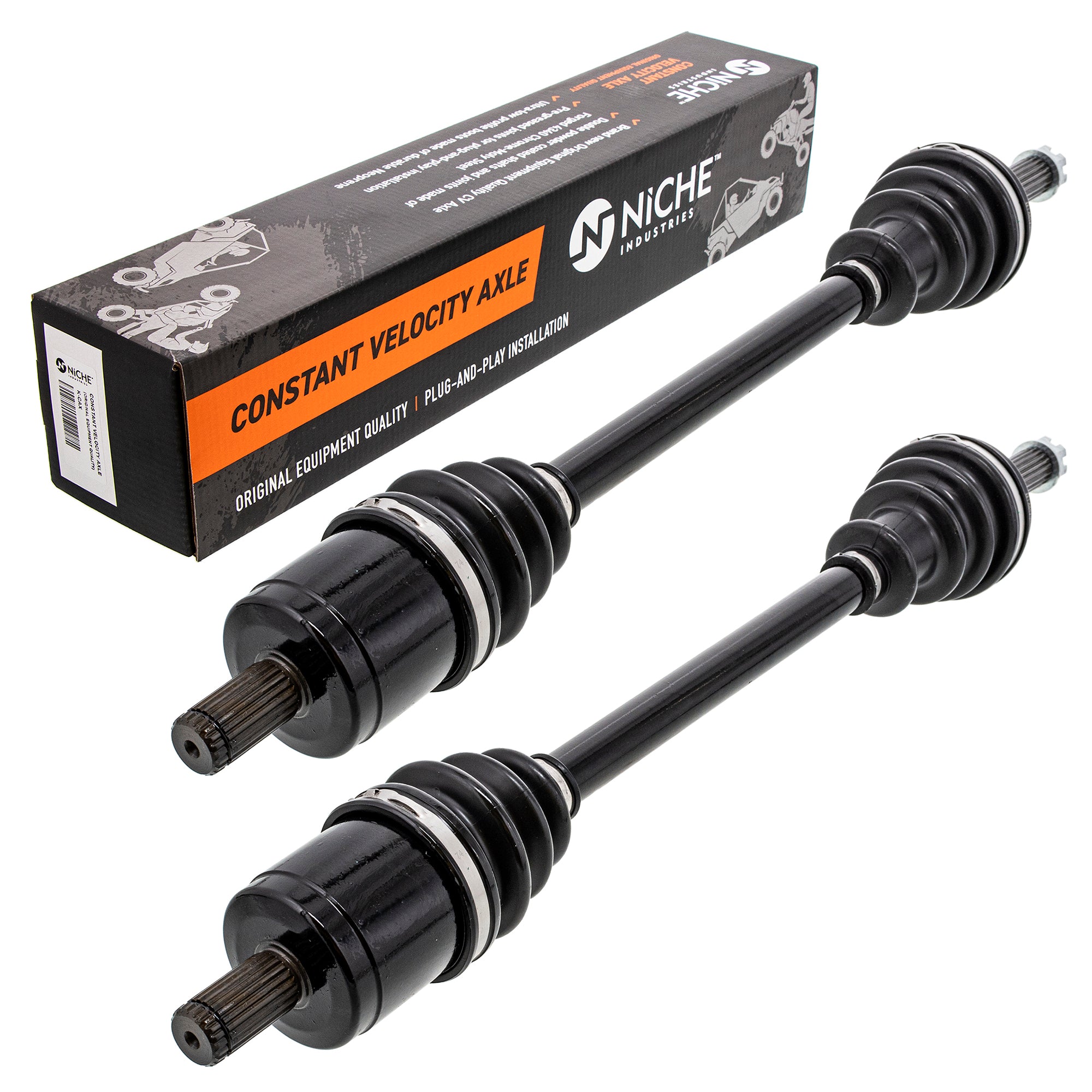 Front Drive Shaft CV Axle Assembly 2-Pack for Polaris Ranger 1332467 NICHE 519-KCA2246X