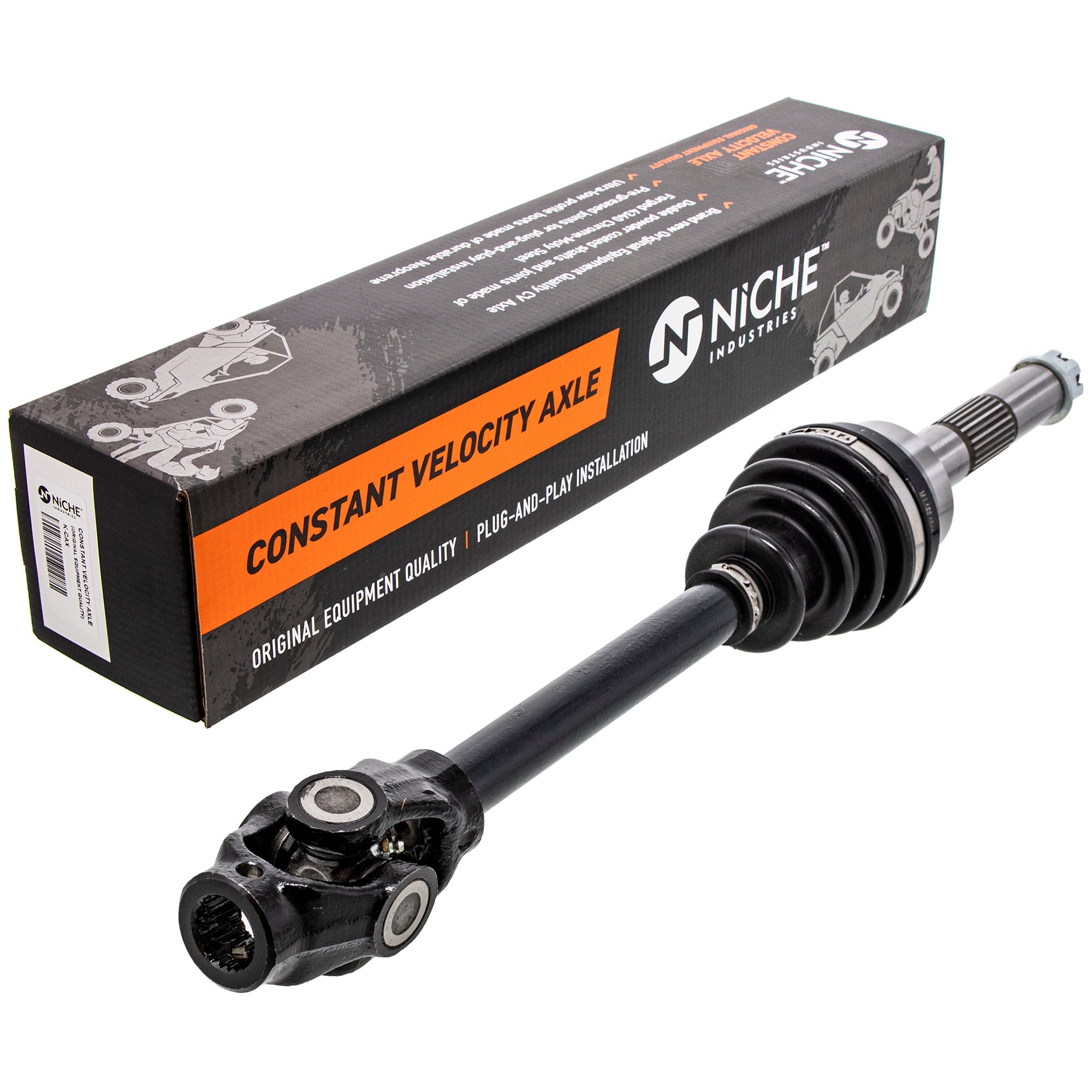 Front Drive Shaft CV Axle Assembly for Polaris Sportsman Scrambler 1380215 NICHE 519-KCA2267X