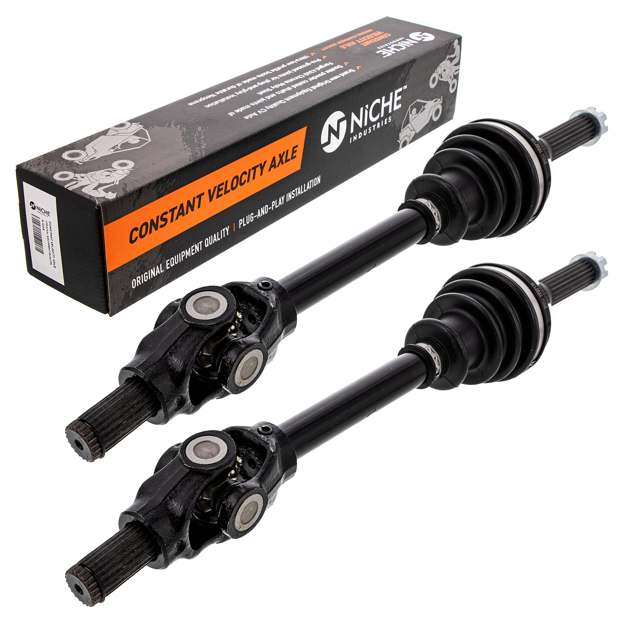 Front Drive Shaft CV Axle Assembly 2-Pack for Polaris Sportsman Magnum ATP 1380218 NICHE 519-KCA2268X