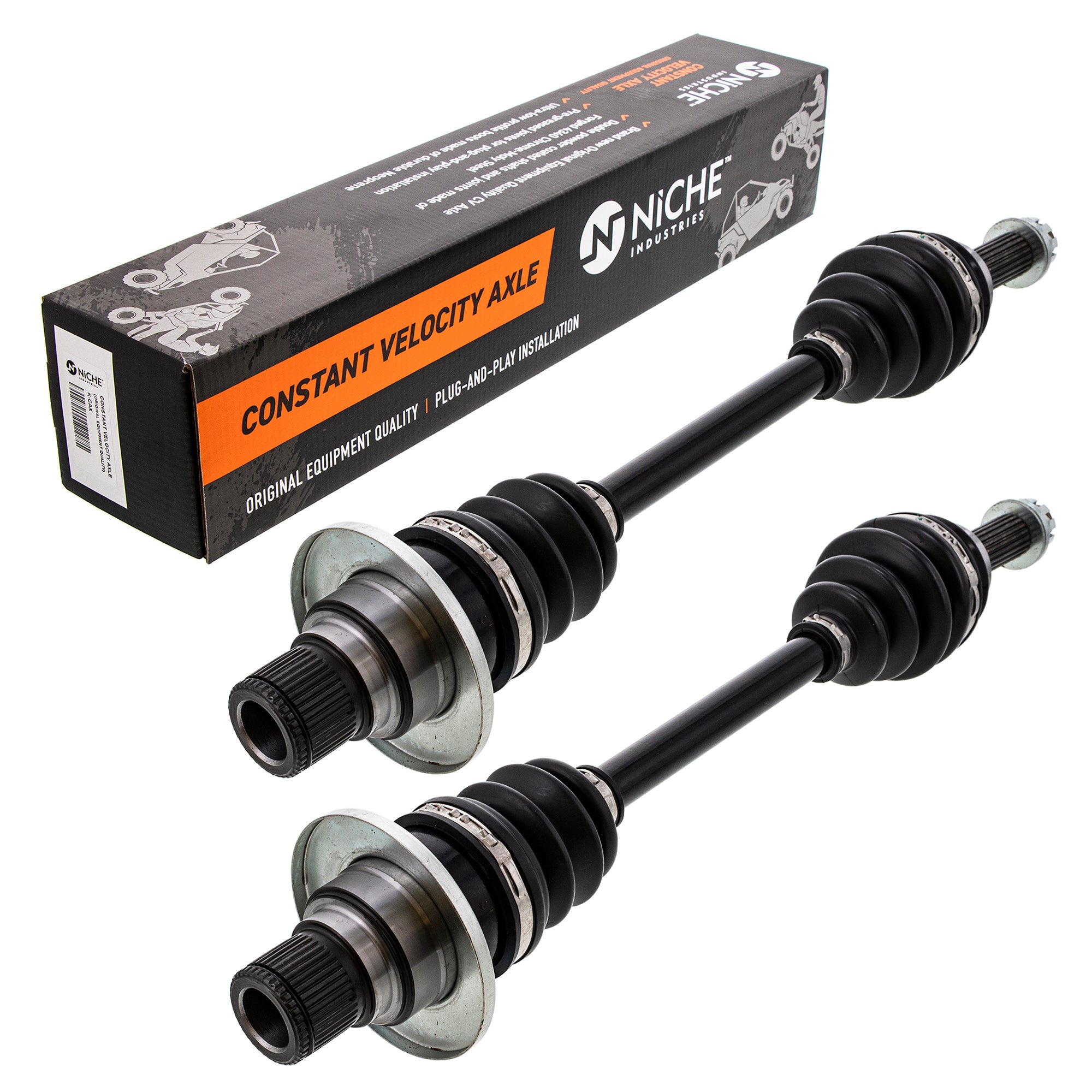 Rear Drive Shaft CV Axle Assembly 2-Pack for zOTHER Suzuki King 64901-31G41 64901-31G31 NICHE 519-KCA2286X