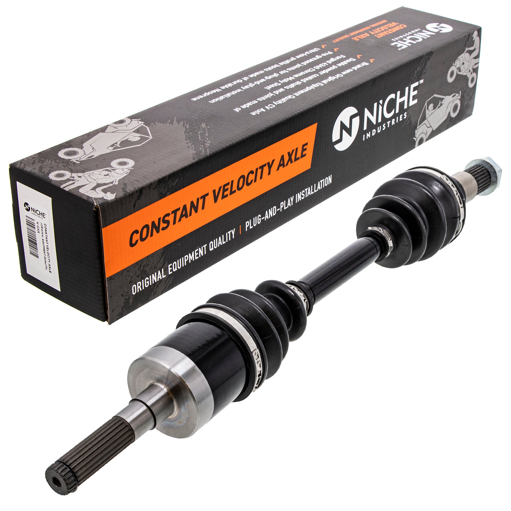 Front Right Drive Shaft CV Axle Assembly for BRP Can-Am Ski-Doo Sea-Doo Renegade Outlander NICHE 519-KCA2203X