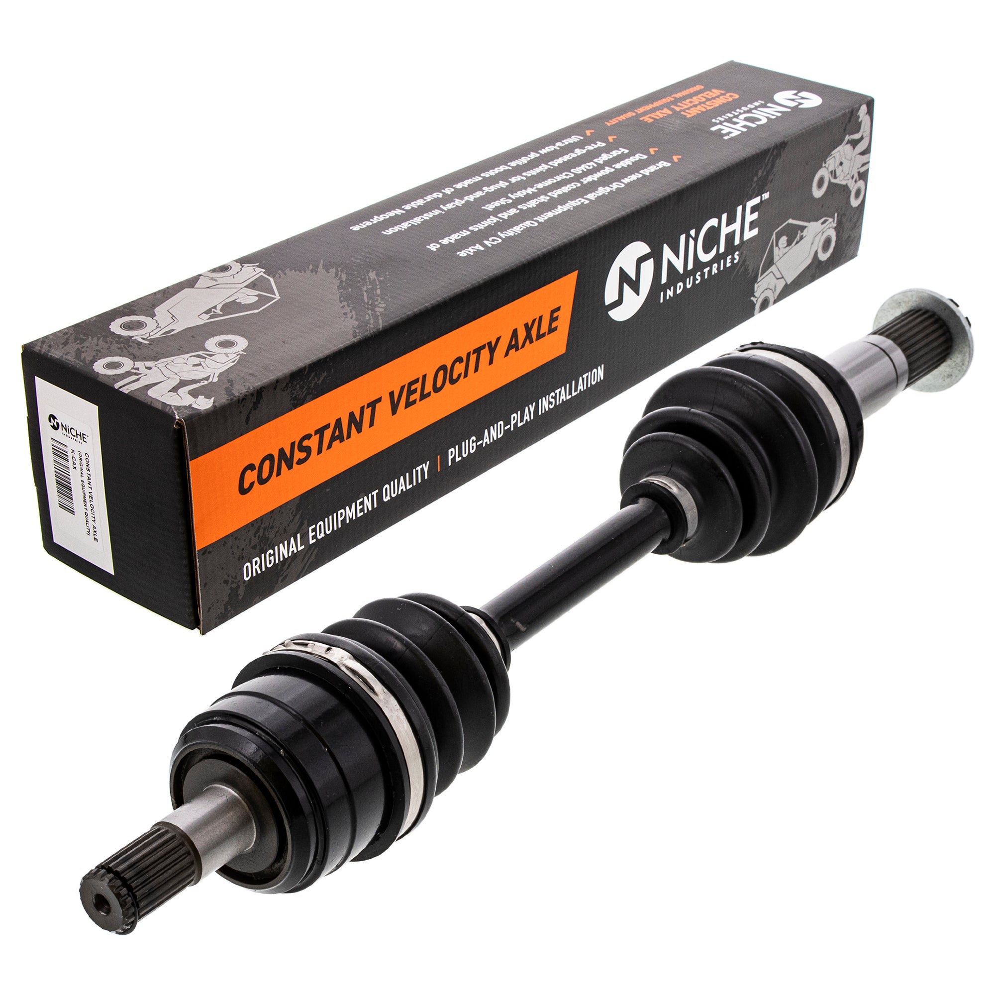 Front Drive Shaft CV Axle Assembly for zOTHER Wolverine Kodiak Grizzly Big 4KB-2510J-00-00 NICHE 519-KCA2206X