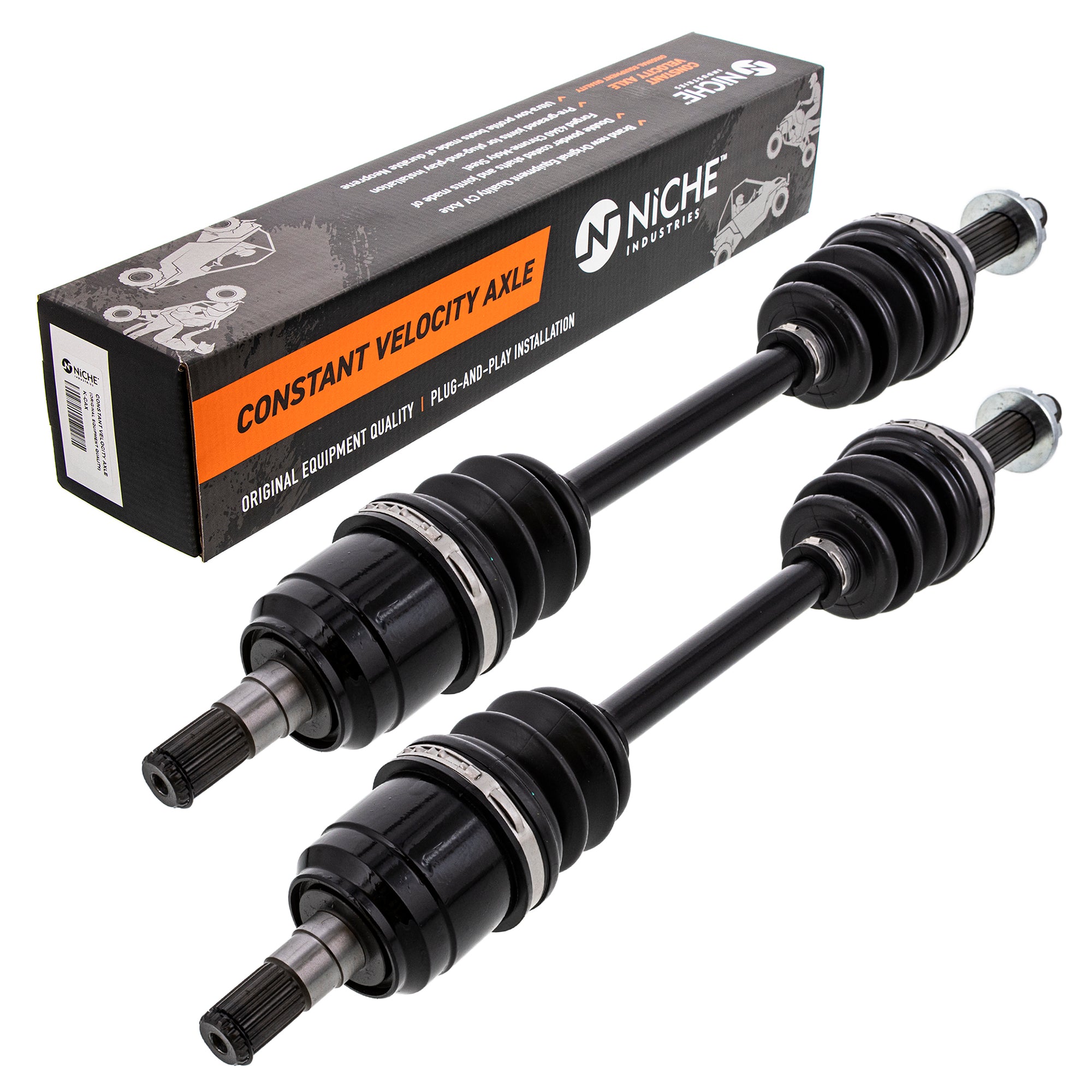 Front Drive Shaft CV Axle Assembly 2-Pack for zOTHER Suzuki King 54901-31G41 NICHE 519-KCA2207X