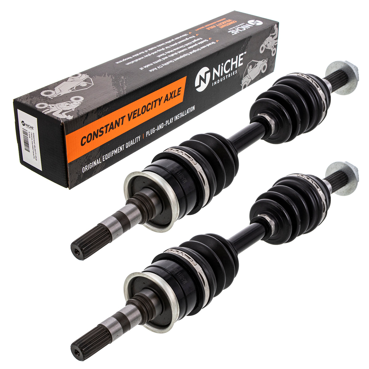 Front Drive Shaft CV Axle Assembly 2-Pack for zOTHER Kawasaki Bayou 59266-1103 NICHE 519-KCA2333X