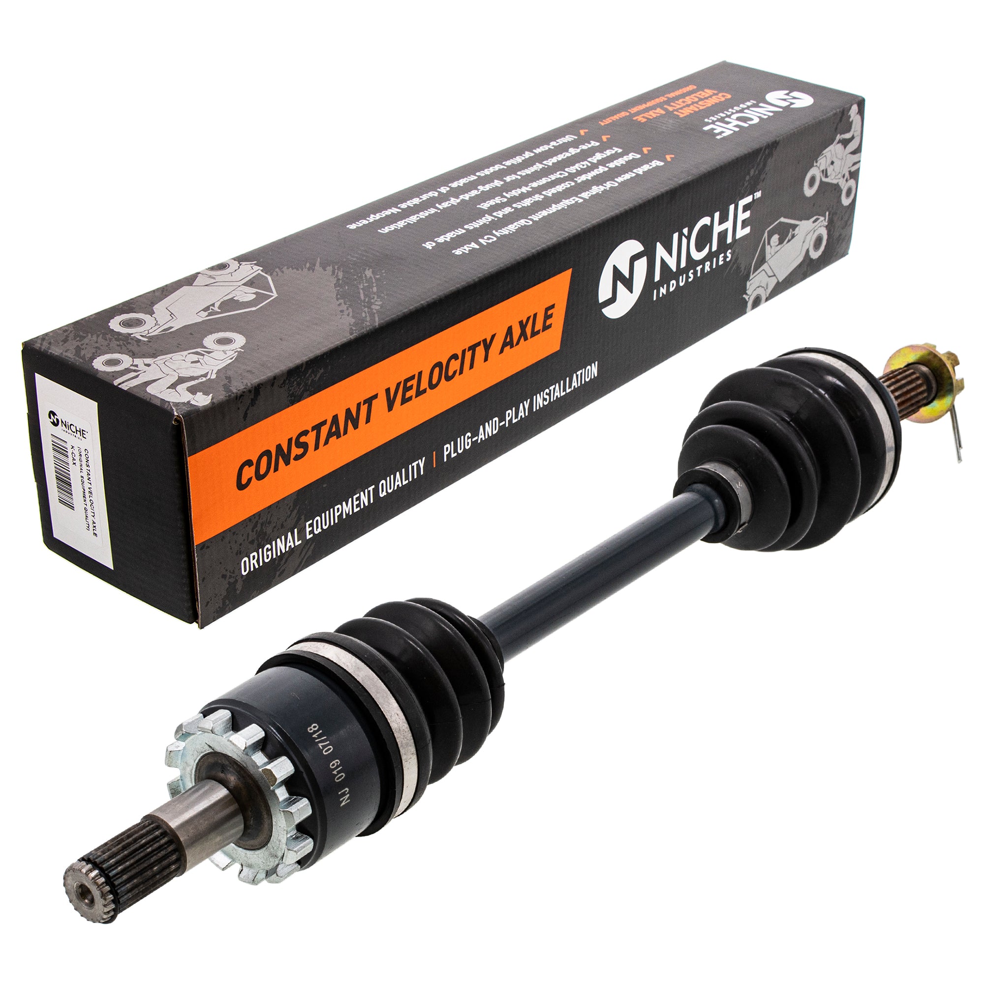 Front Left Drive Shaft CV Axle Assembly for zOTHER Kawasaki Brute 59266-0024 NICHE 519-KCA2339X
