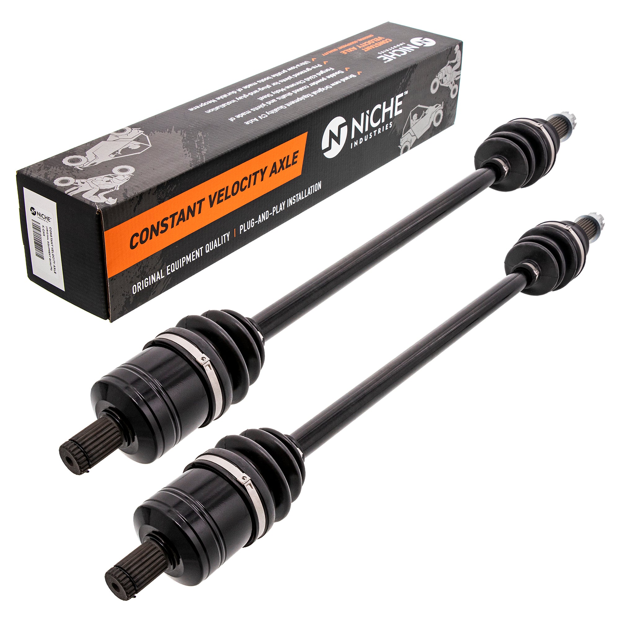 Front Half Drive Shaft CV Axle Assembly 2-Pack for zOTHER Polaris RZR Ranger 1333420 NICHE 519-KCA2344X