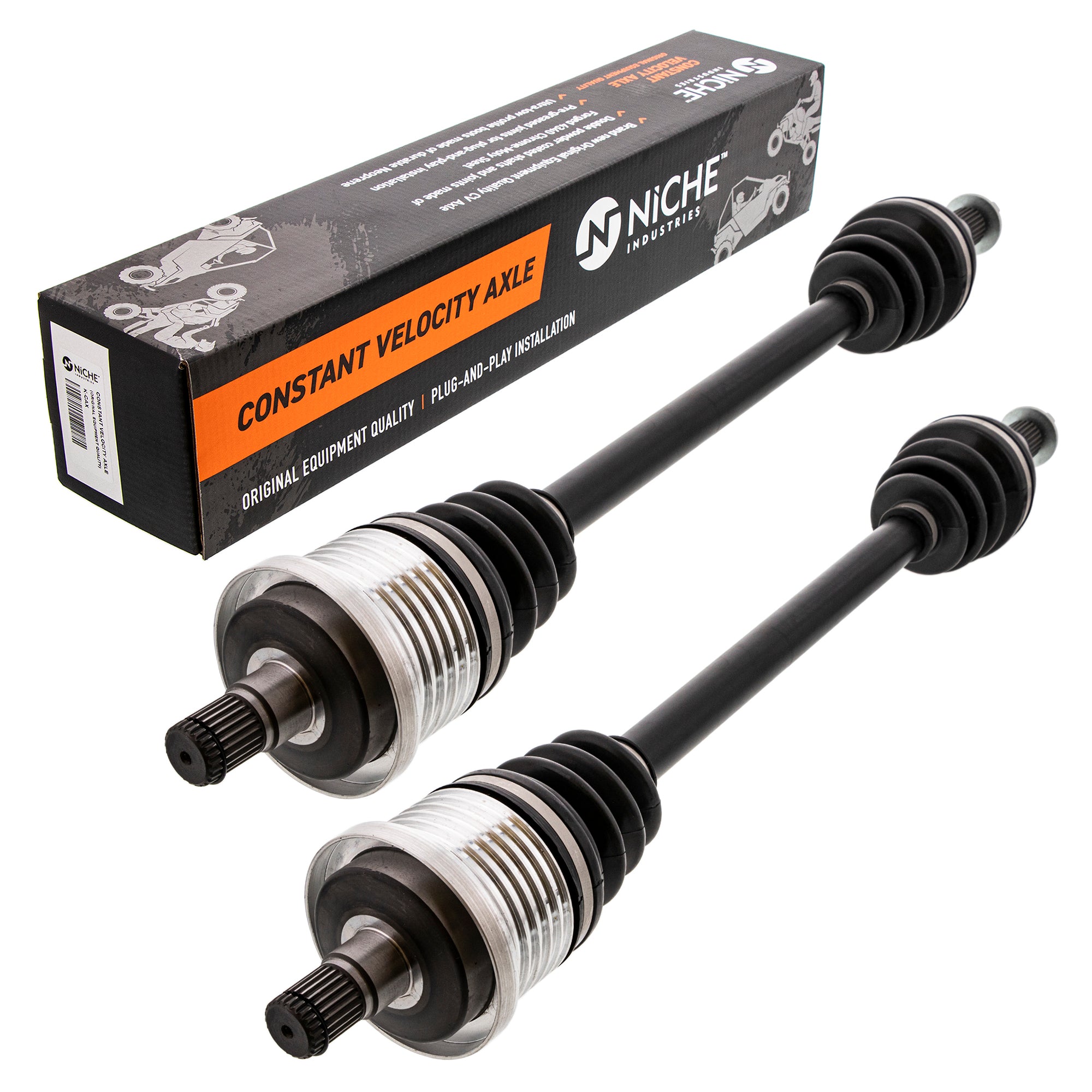 Rear Half Drive Shaft CV Axle Assembly 2-Pack for BRP Can-Am Ski-Doo Sea-Doo Maverick NICHE 519-KCA2352X