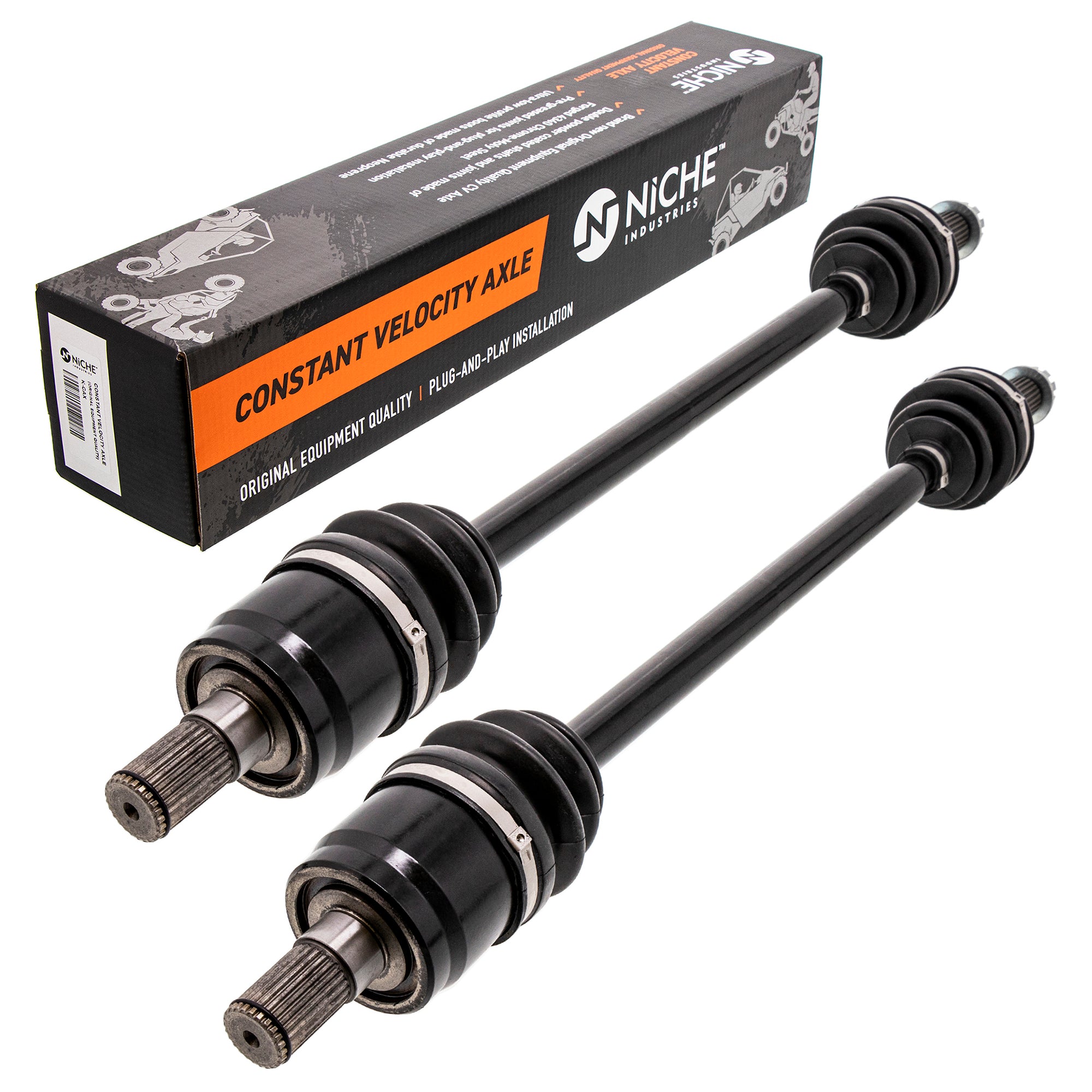 Rear Drive Shaft CV Axle Assembly 2-Pack for zOTHER Honda Pioneer 42200-HL3-A41 NICHE 519-KCA2354X