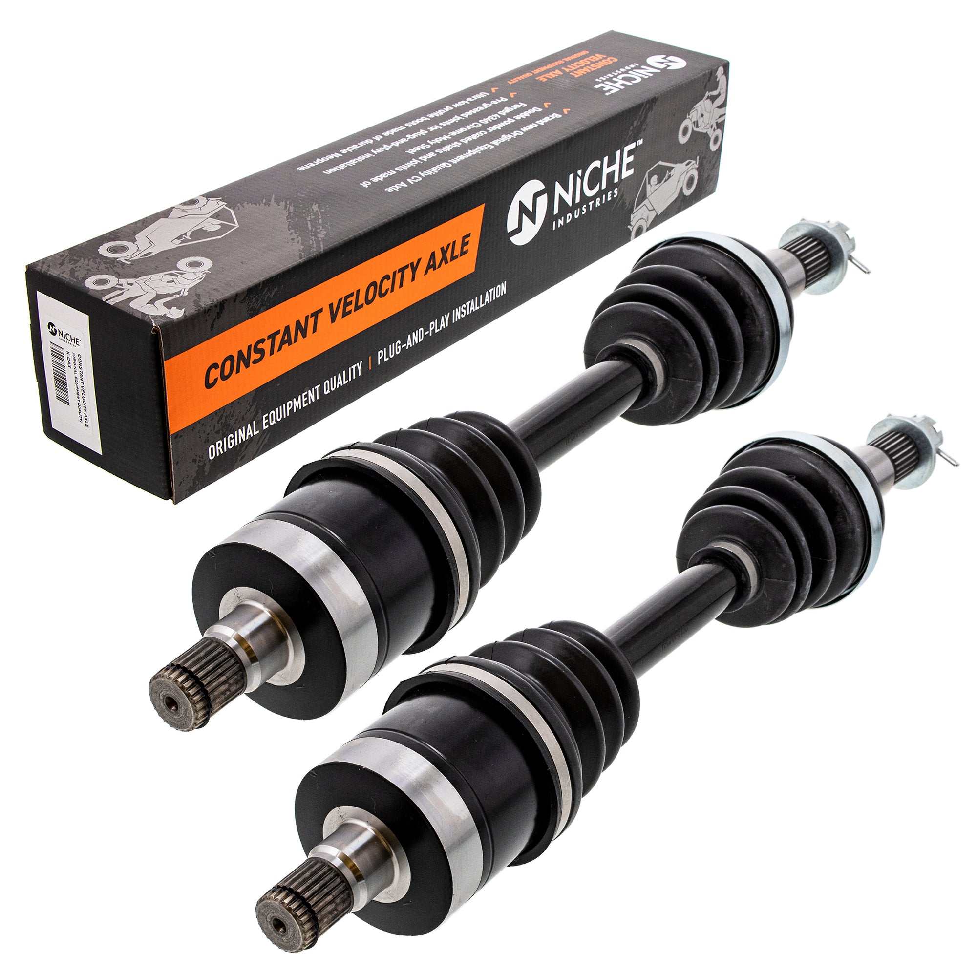 Rear Drive Shaft CV Axle Assembly 2-Pack for BRP Can-Am Ski-Doo Sea-Doo Renegade Outlander NICHE 519-KCA2377X