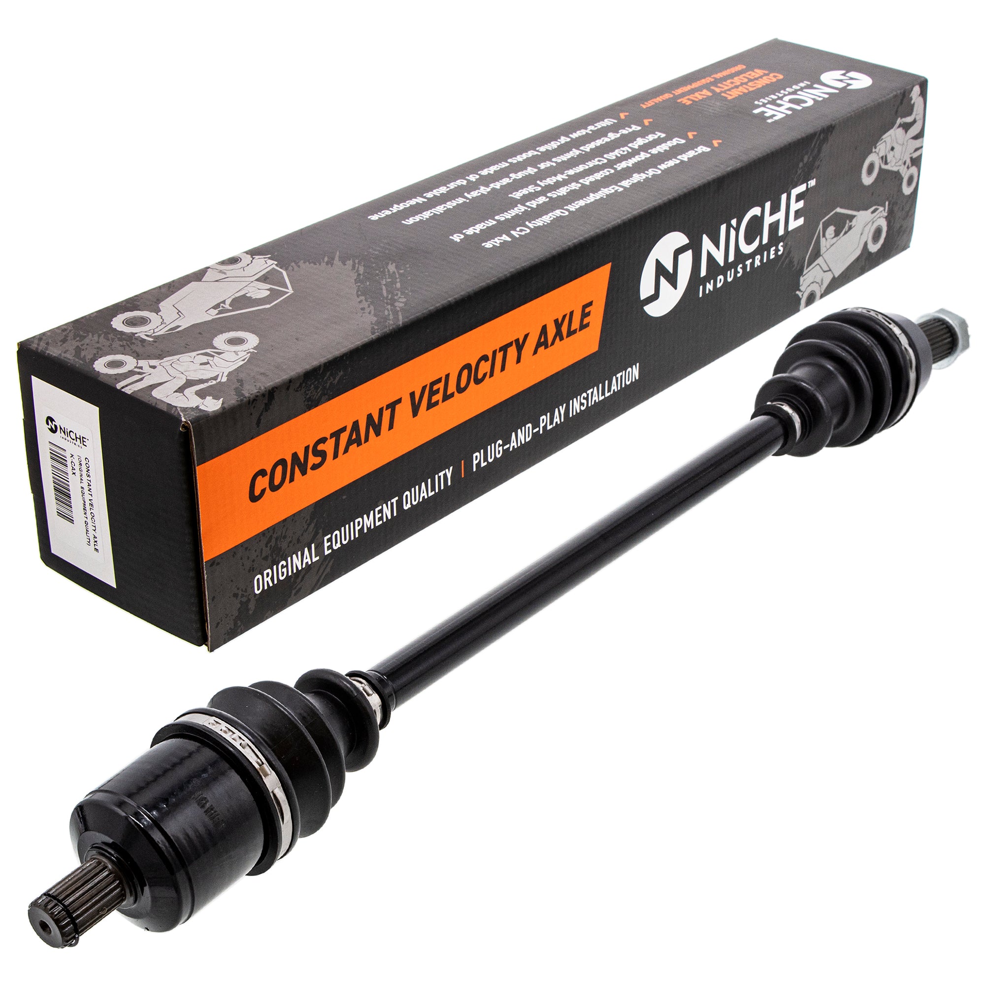 Front Half Drive Shaft CV Axle Assembly for Polaris RZR MRZR General 1333946 1333263 NICHE 519-KCA2371X