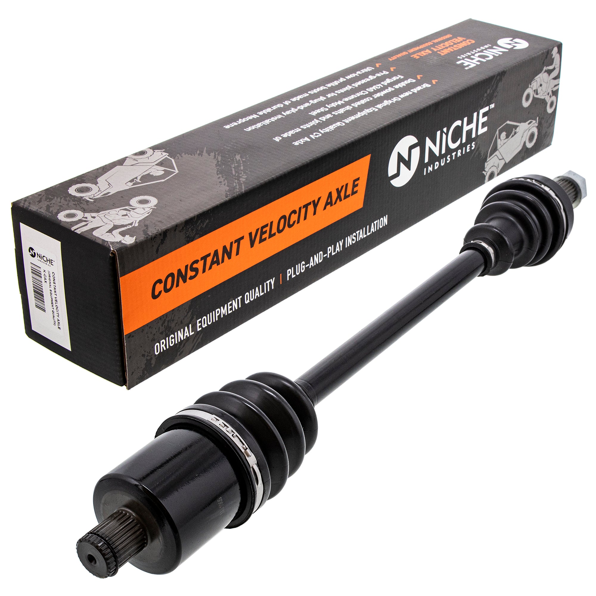 Rear Half Drive Shaft CV Axle Assembly for Polaris RZR General 1333947 1333081 NICHE 519-KCA2382X