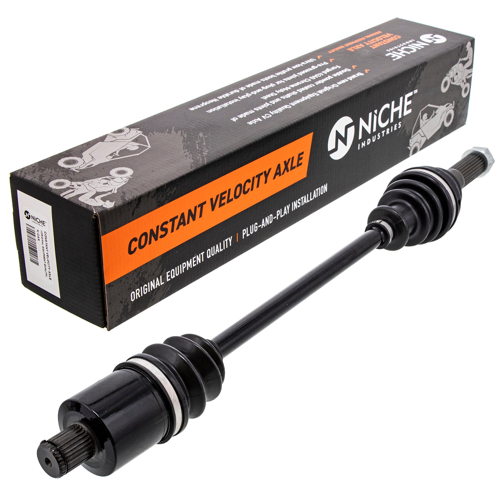 Rear Drive Shaft CV Axle Assembly for Polaris Ranger 1334175 1333756 NICHE 519-KCA2384X