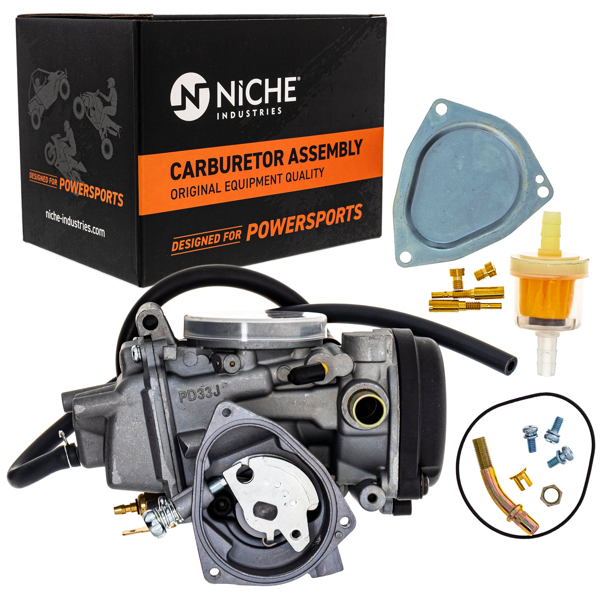 NICHE 519-KCR2261B Carburetor Assembly for BRP Can-Am Ski-Doo Sea-Doo