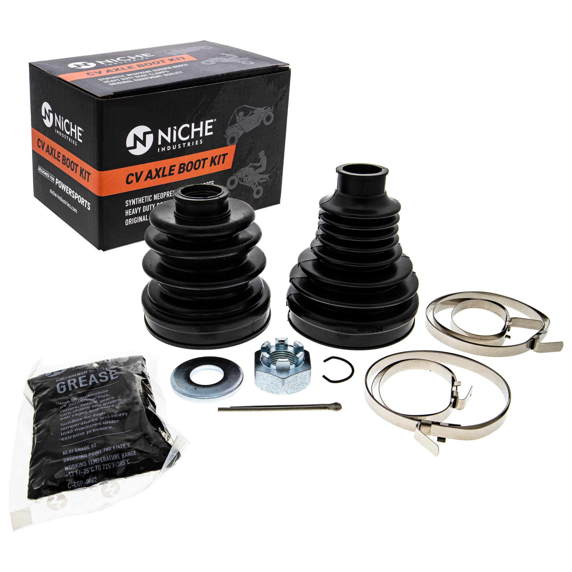 Rear Axle CV Boot Kit for zOTHER BRP Can-Am Ski-Doo Sea-Doo Renegade Outlander Commander NICHE 519-KCV2239B