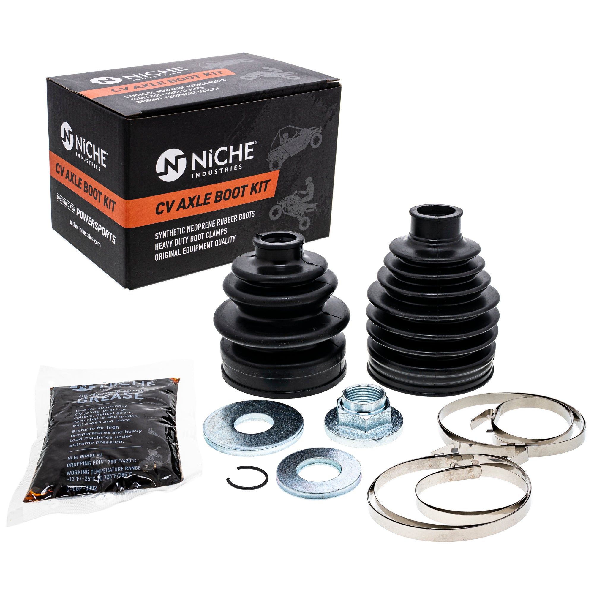 Rear Axle CV Boot Kit for zOTHER Kodiak Grizzly NICHE 519-KCV2253B