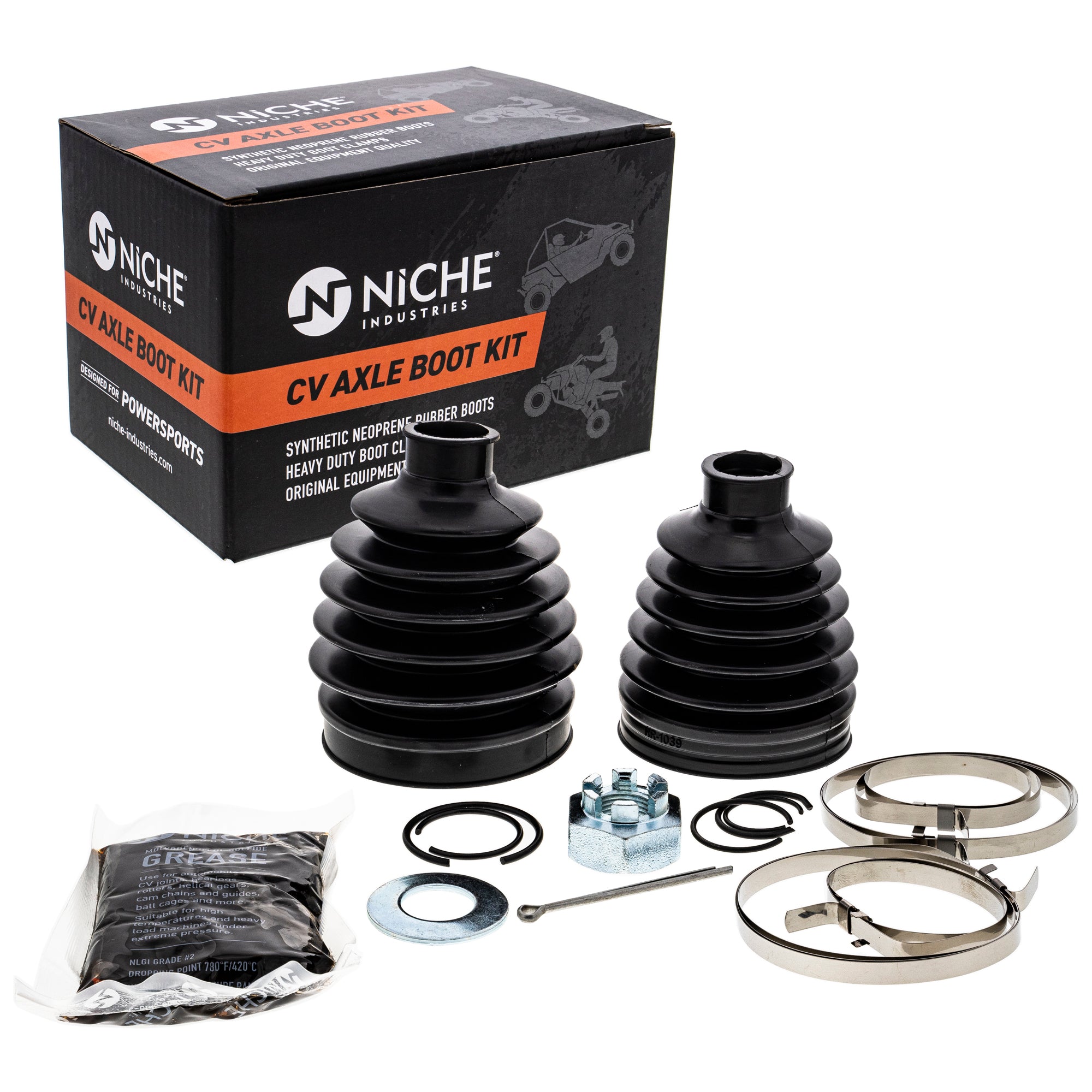 CV Axle Boot Kit for Polaris Sportsman Scrambler 2204460 2204459 2204362 2204361 NICHE 519-KCV2256B