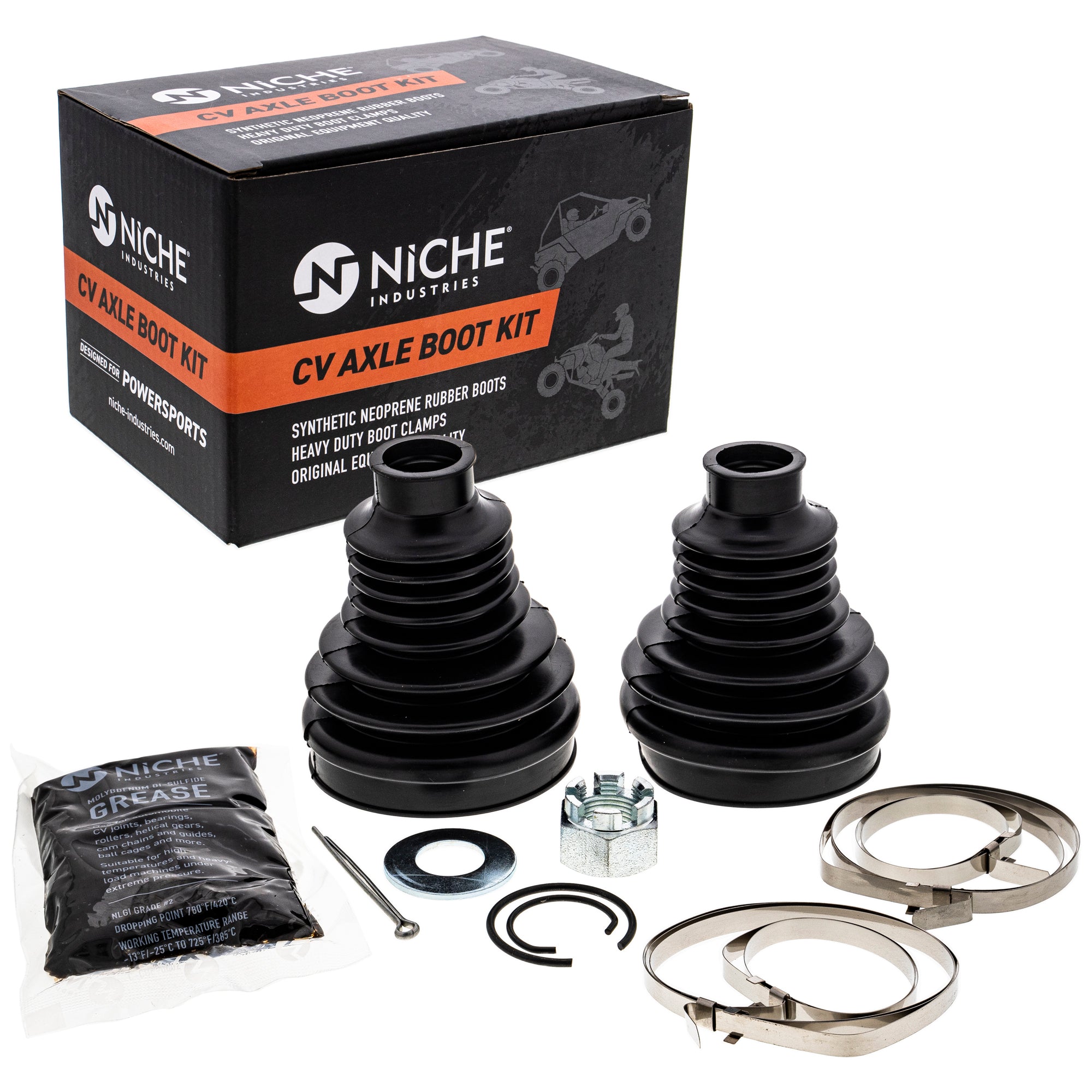 Rear Axle CV Boot Kit for Polaris Sportsman RZR Ranger 7710652 2203336 NICHE 519-KCV2250B