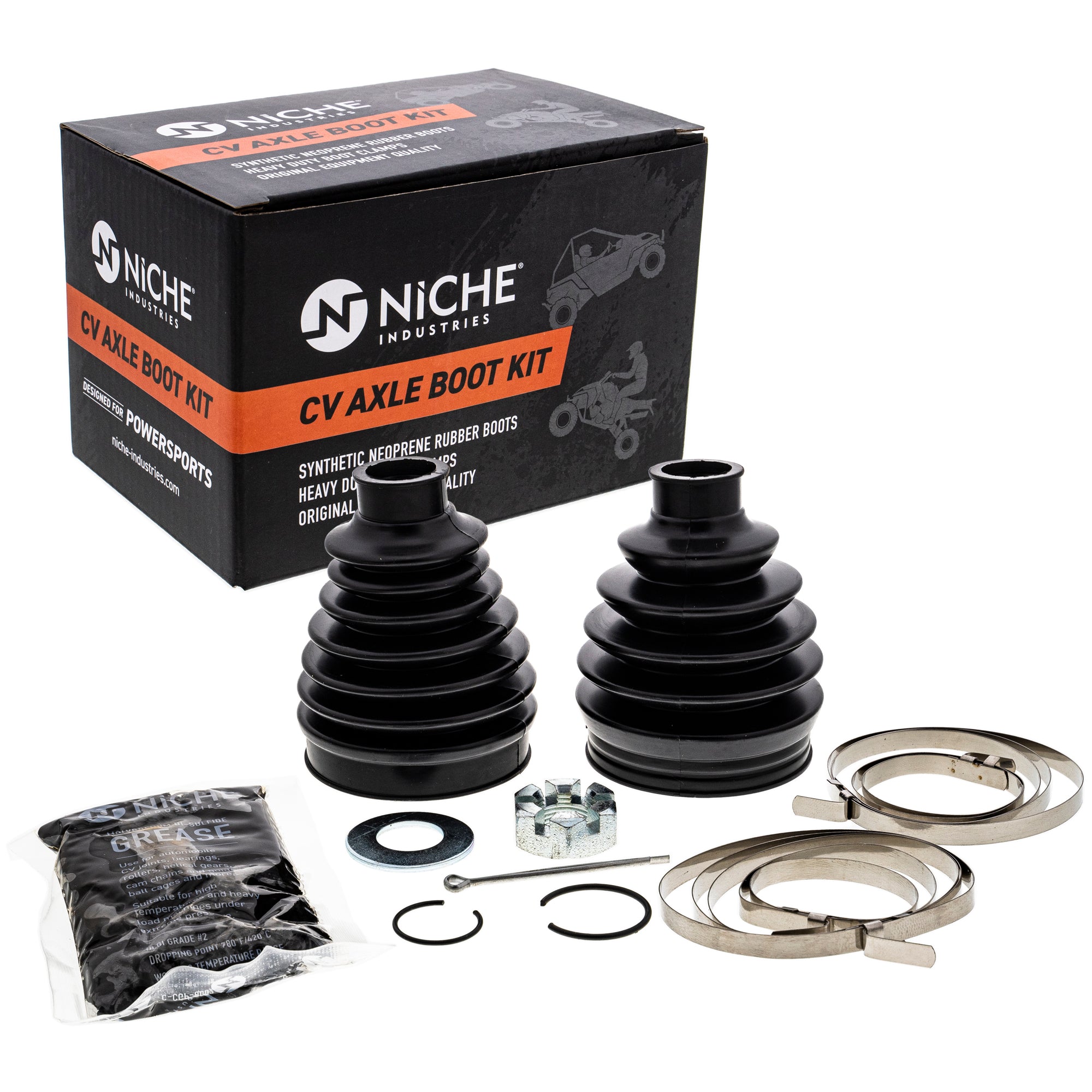 CV Axle Boot Kit for Polaris GEM Sportsman Scrambler Ranger 3235158 2204107 NICHE 519-KCV2251B