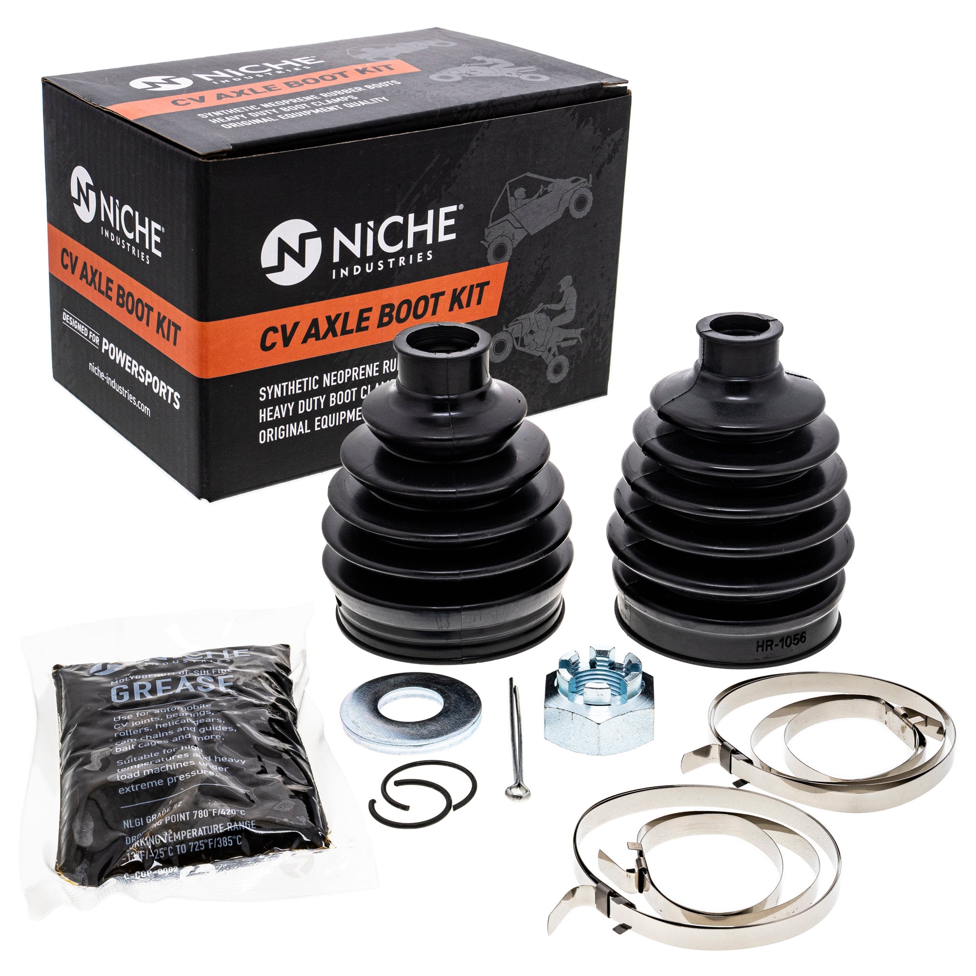 CV Axle Boot Kit for BRP Can-Am Ski-Doo Sea-Doo Traxter Renegade Outlander NICHE 519-KCV2262B
