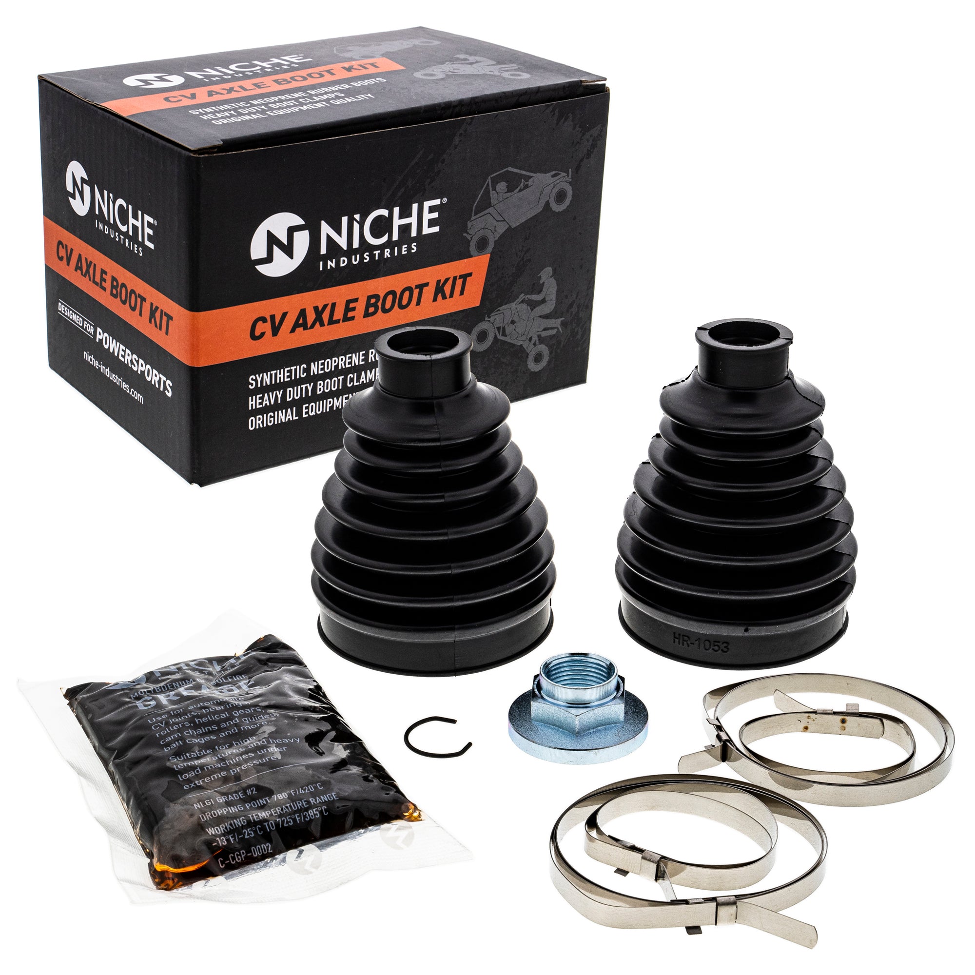 Front CV Axle Boot Kit for zOTHER Grizzly NICHE 519-KCV2266B