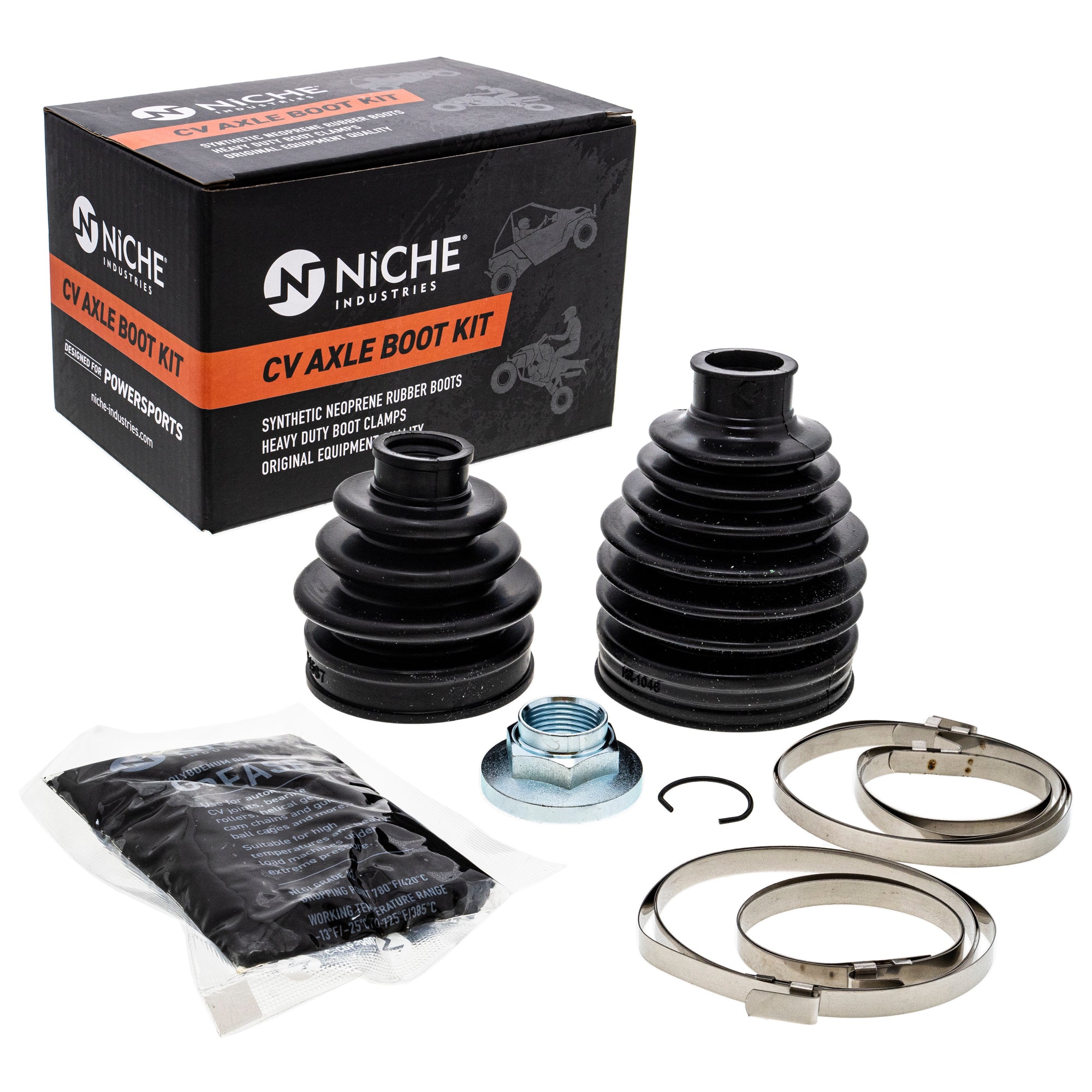 Front CV Axle Boot Kit for zOTHER Yamaha Kodiak Grizzly 28P-2510G-00-00 NICHE 519-KCV2261B