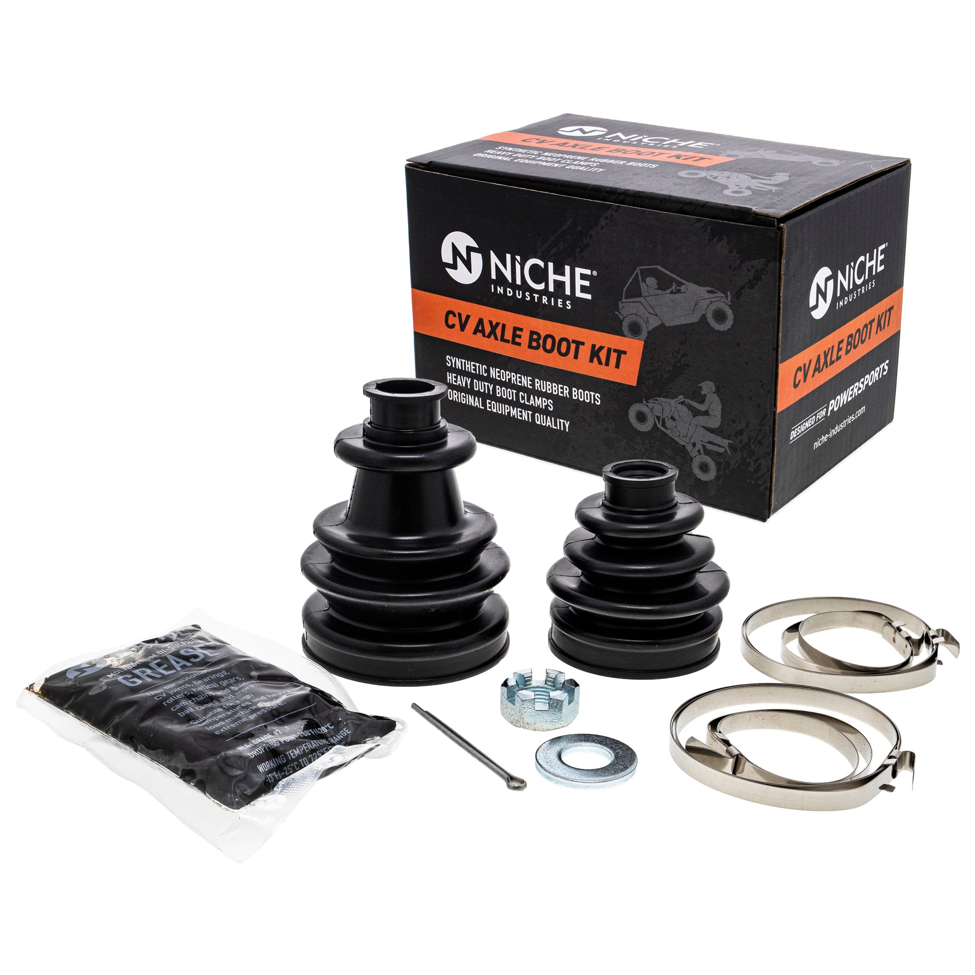 Front CV Axle Boot Kit for zOTHER Polaris Xplorer Xpedition Worker Trail NICHE 519-KCV2275B