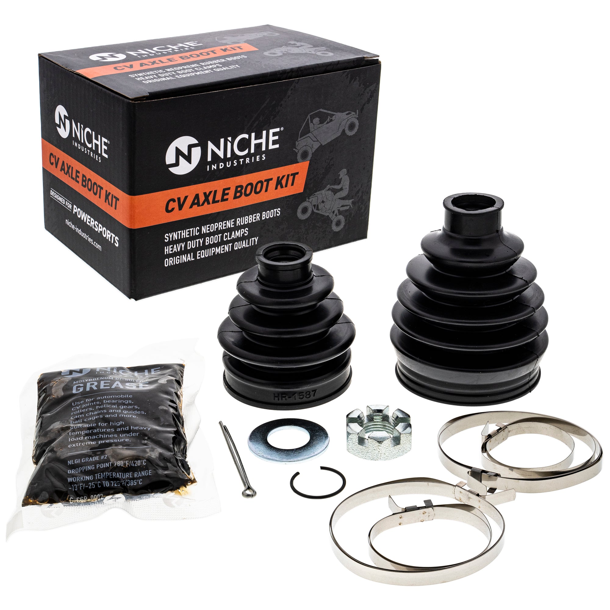 Front CV Axle Boot Kit for Polaris Sportsman Scrambler NICHE 519-KCV2282B