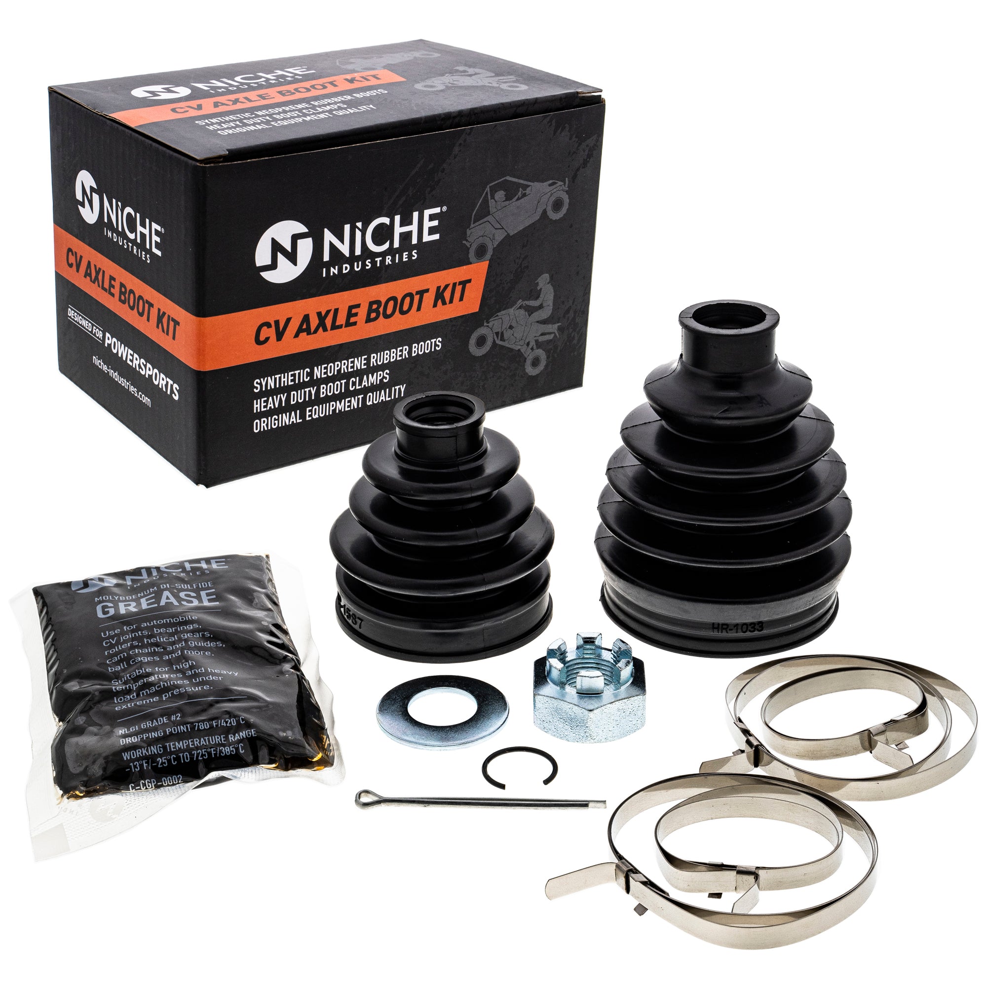 Rear Axle CV Boot Kit for Polaris Sportsman Scrambler NICHE 519-KCV2283B