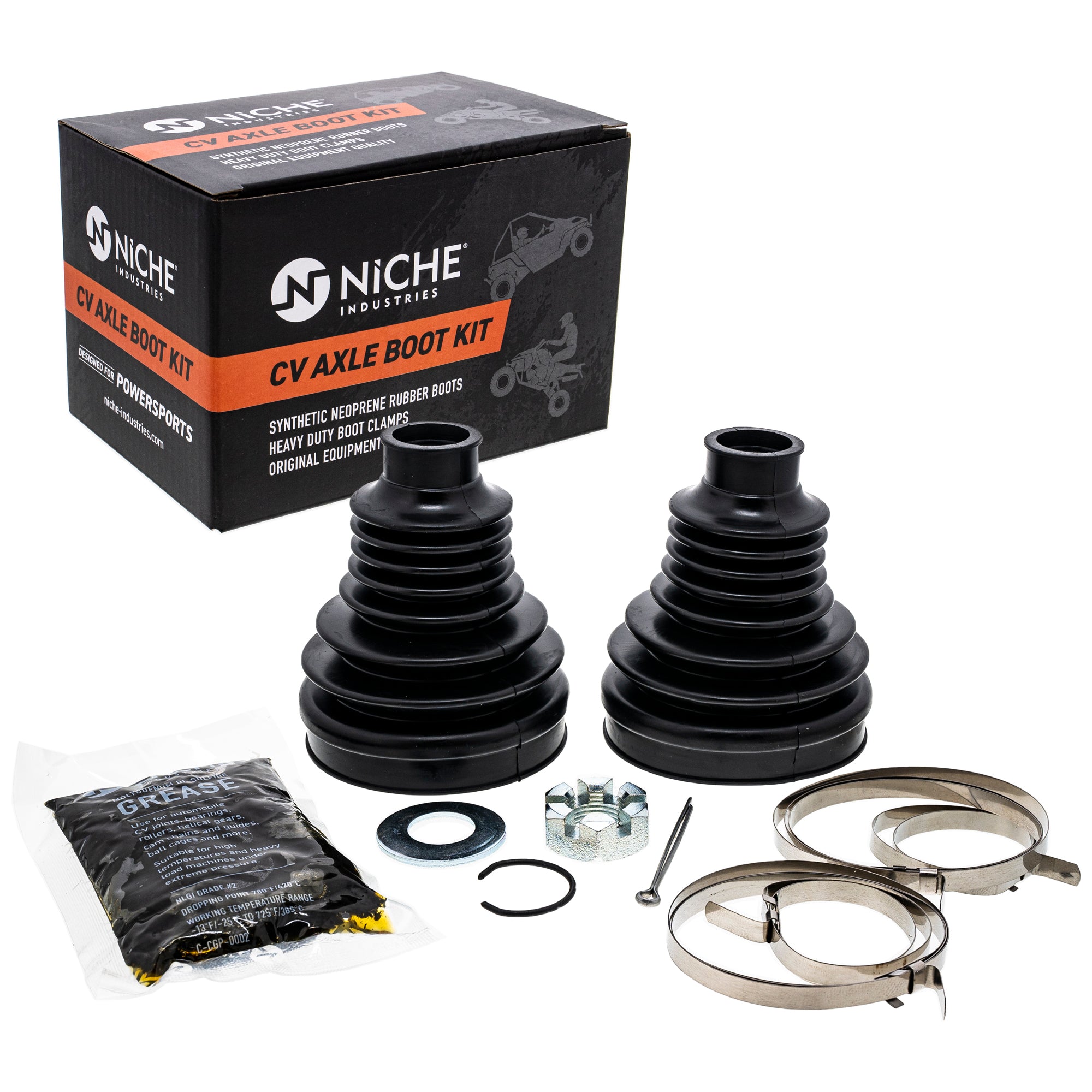 Rear Axle CV Boot Kit for Polaris Sportsman RZR Ranger 7710652 2203336 NICHE 519-KCV2292B