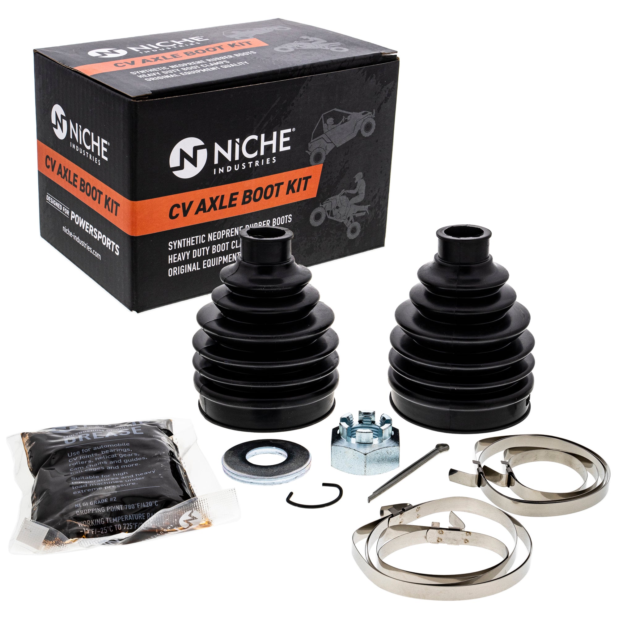 Rear Axle CV Boot Kit for BRP Can-Am Ski-Doo Sea-Doo Outlander NICHE 519-KCV2209B