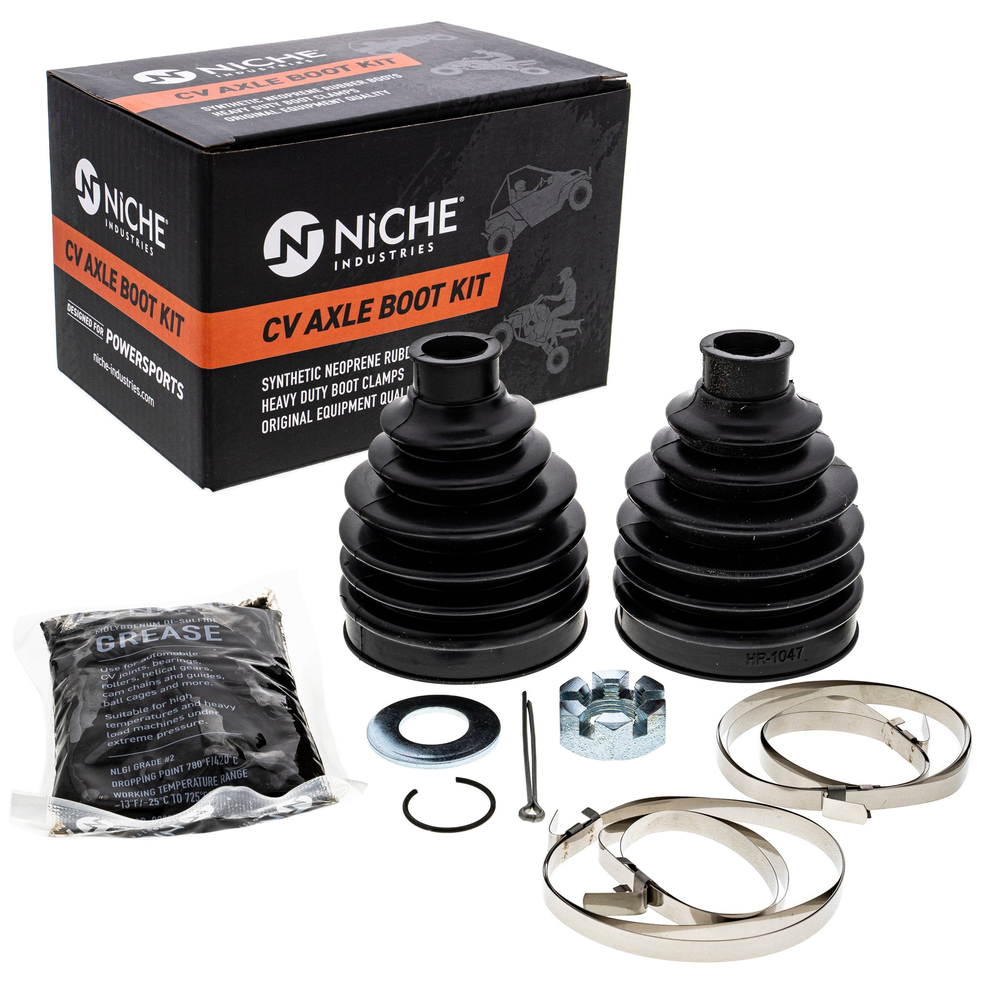 Front CV Axle Boot Kit for Polaris Ranger Pro NICHE 519-KCV2200B