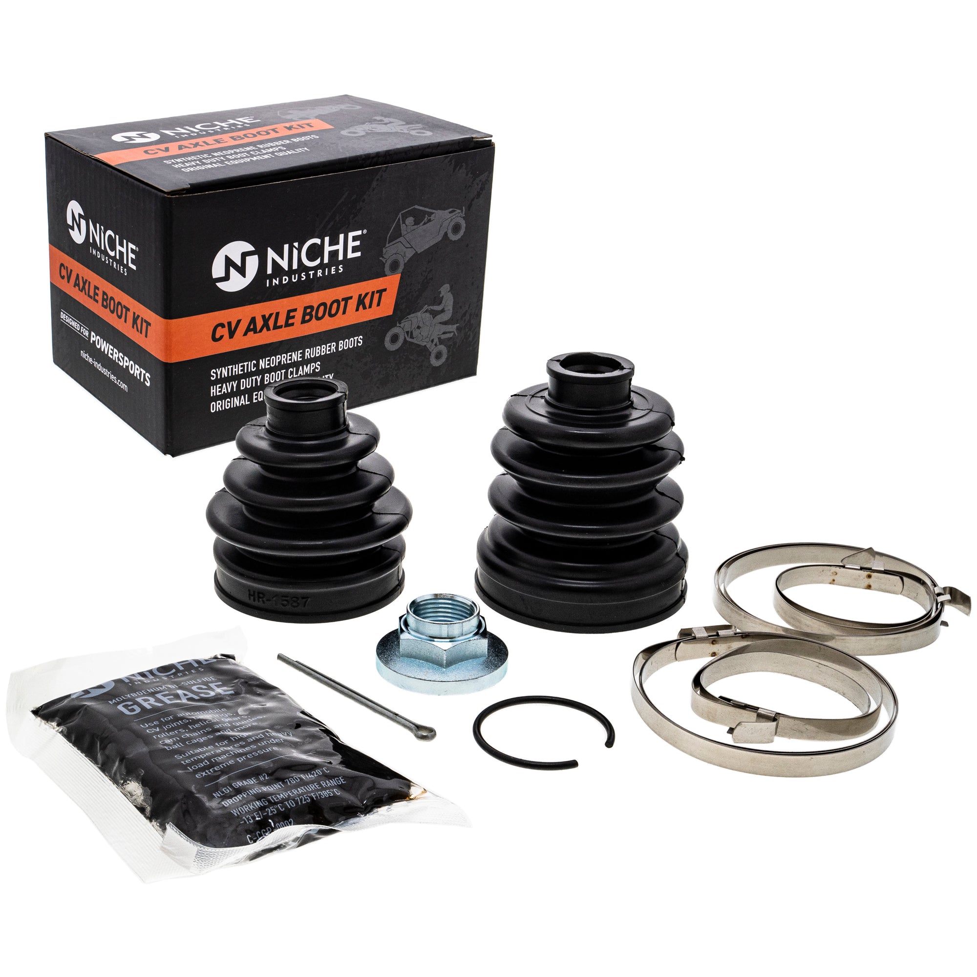 Rear Axle CV Boot Kit for zOTHER Grizzly Big NICHE 519-KCV2328B