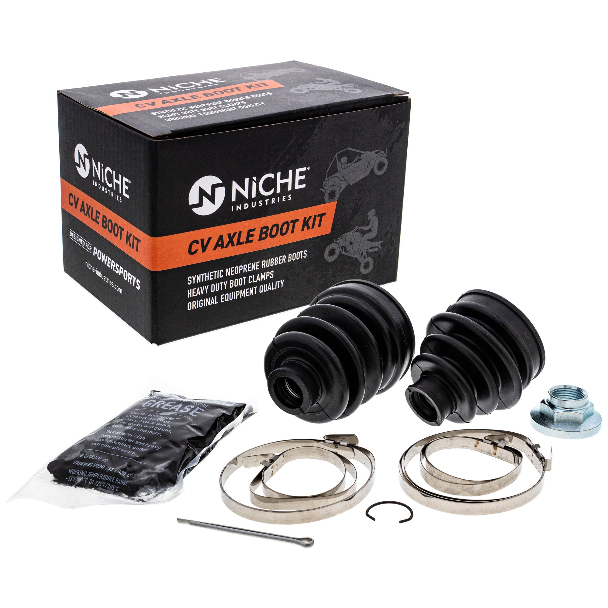 Front CV Axle Boot Kit for zOTHER Big NICHE 519-KCV2320B