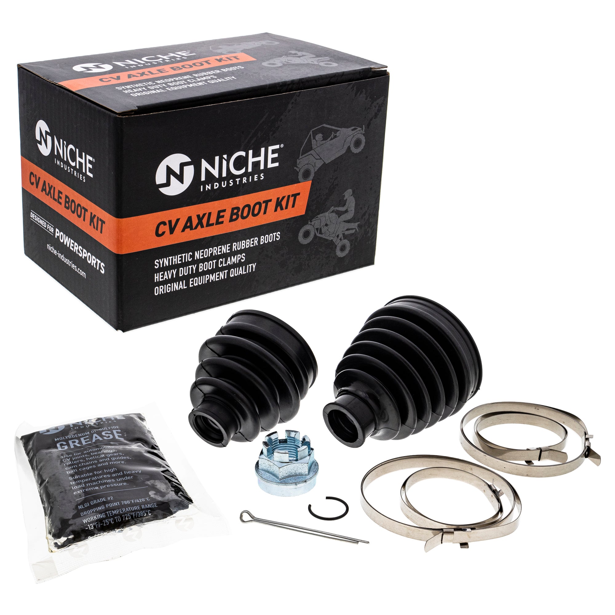 Front CV Axle Boot Kit for zOTHER Brute NICHE 519-KCV2334B