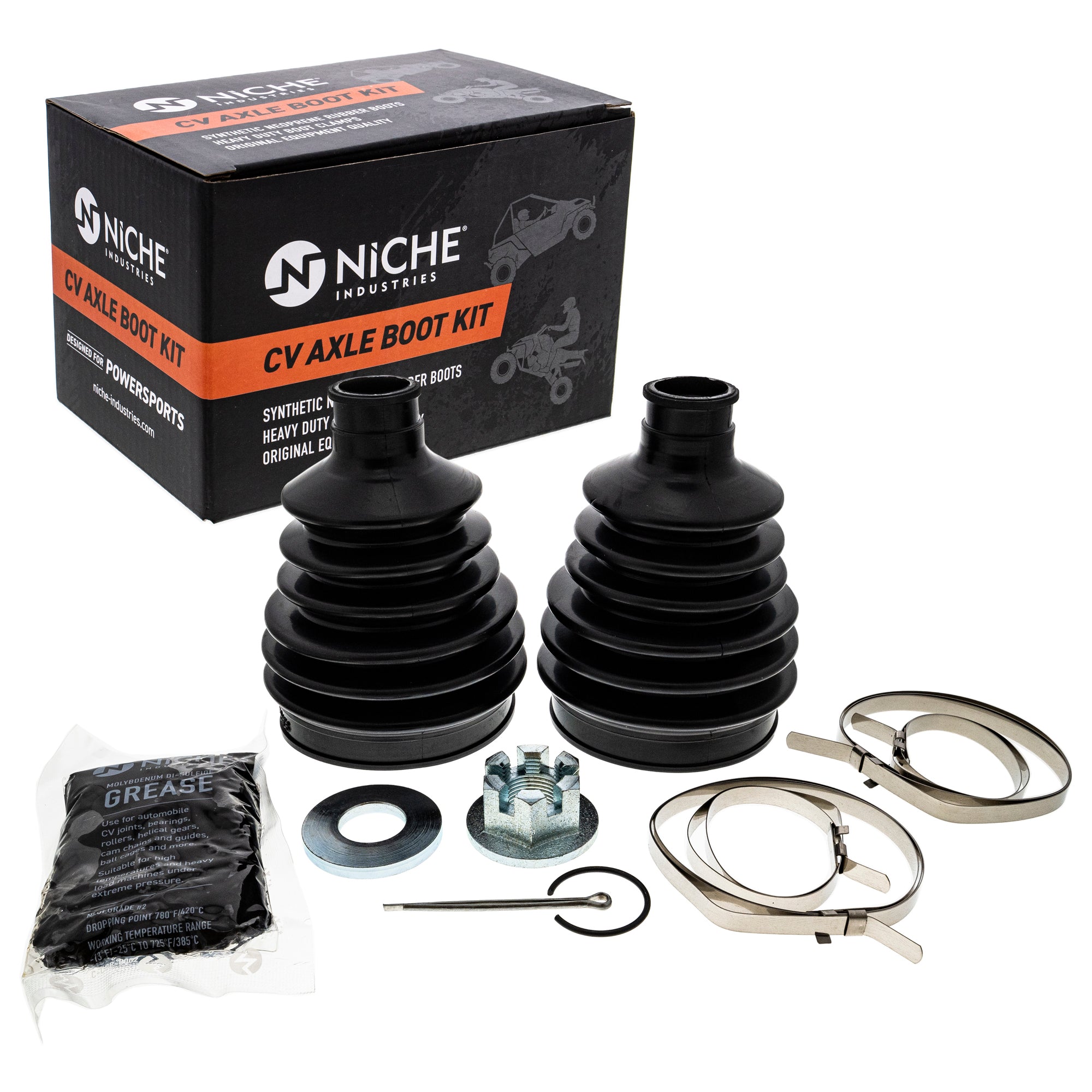 Rear Axle CV Boot Kit for BRP Can-Am Ski-Doo Sea-Doo Maverick NICHE 519-KCV2331B