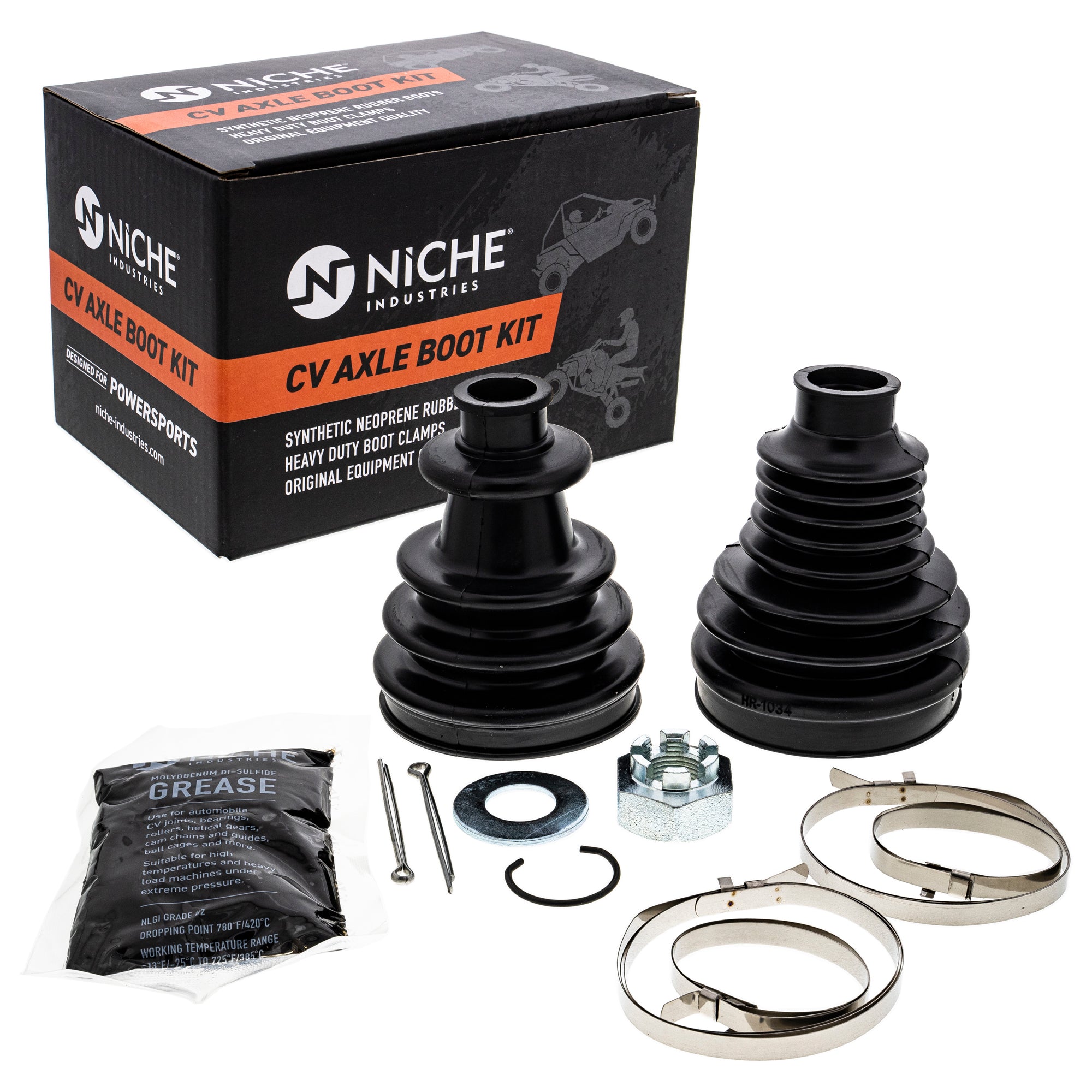 Rear Axle CV Boot Kit for Polaris Sportsman RZR Ranger 7710652 2203860 2203336 NICHE 519-KCV2354B