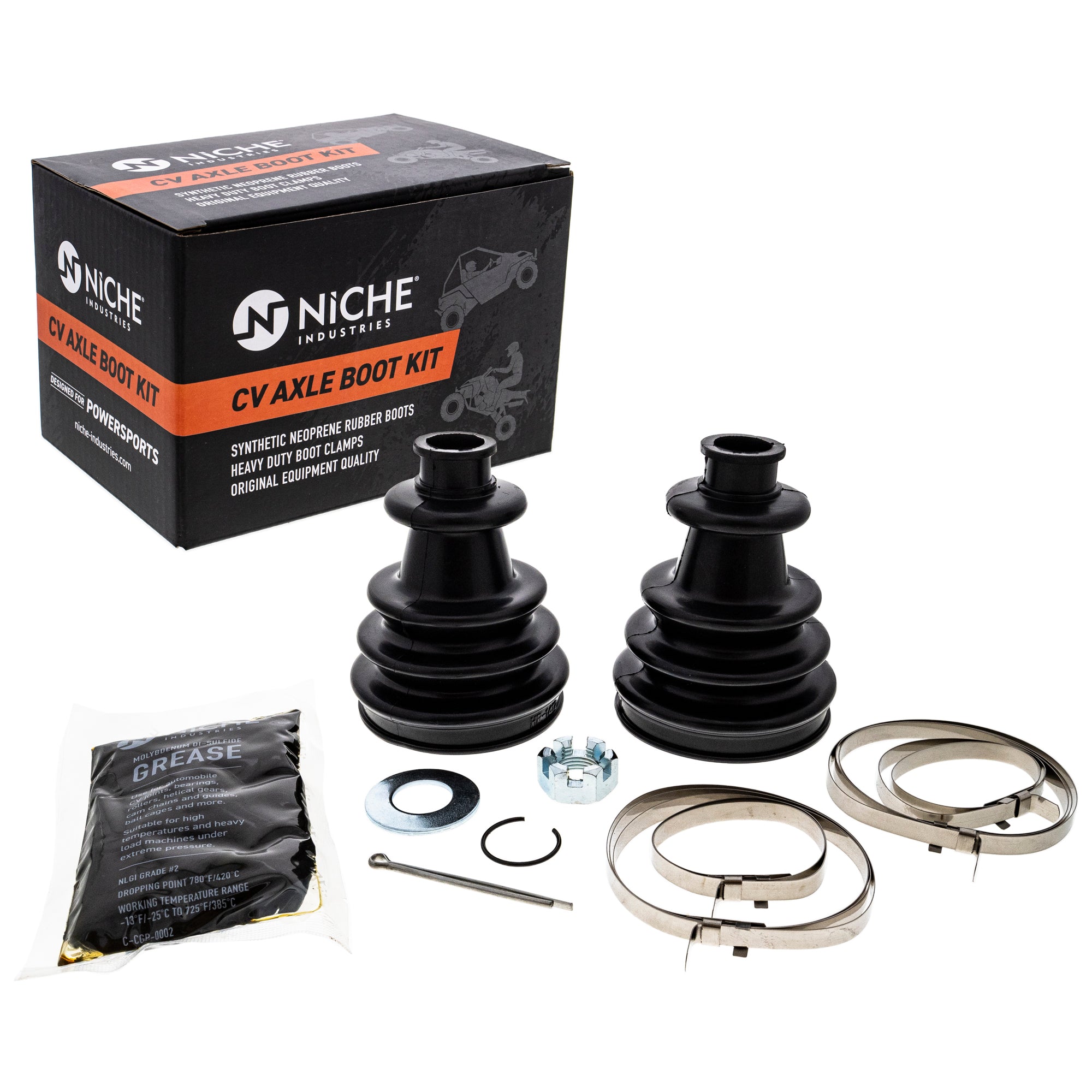 Rear CV Axle Boot Kit for Polaris Xplorer Xpedition Sportsman Scrambler 2201015 NICHE 519-KCV2357B